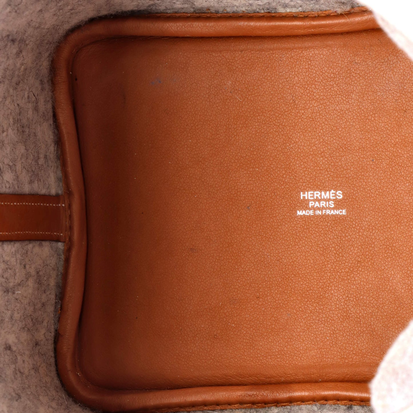 Picotin Lock Bag Felt with Leather PM