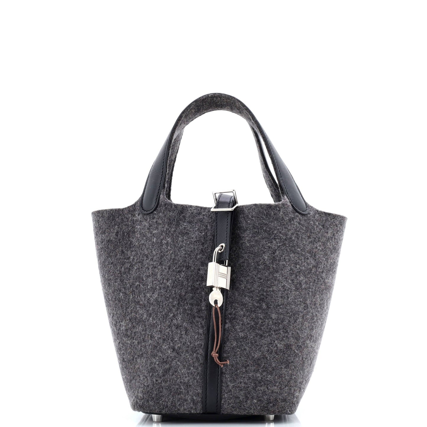 Picotin Lock Bag Felt with Leather PM