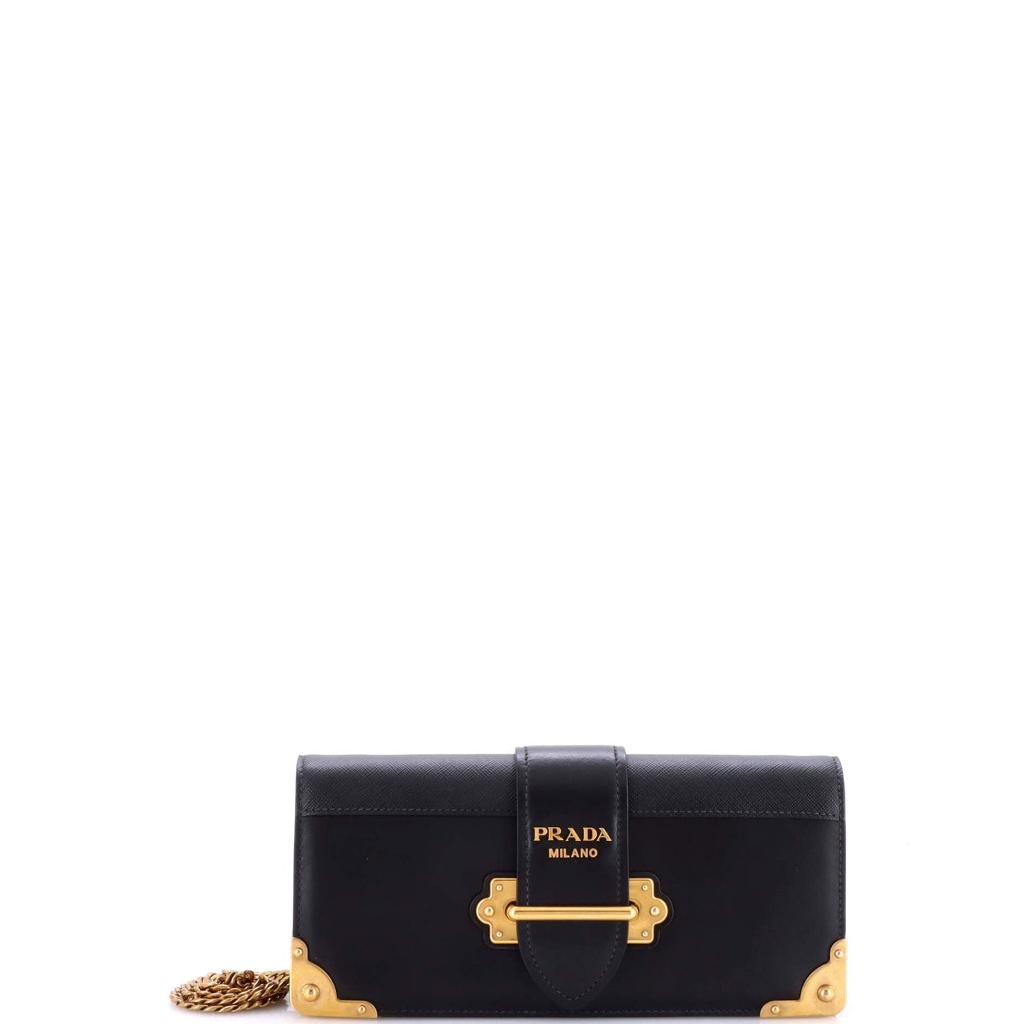 Cahier Chain Clutch City Calf and Saffiano