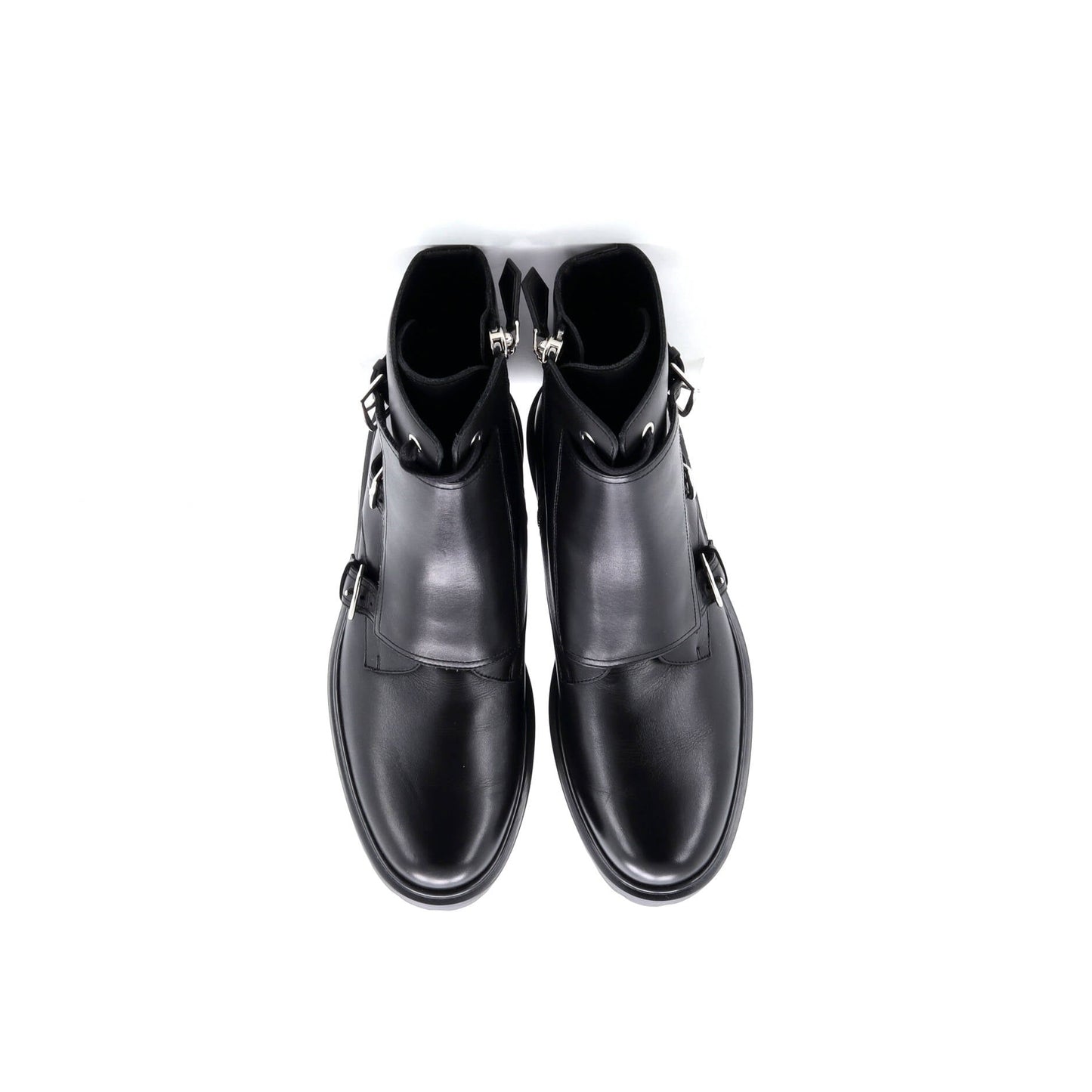 Men's Hoodie Ankle Boots Leather