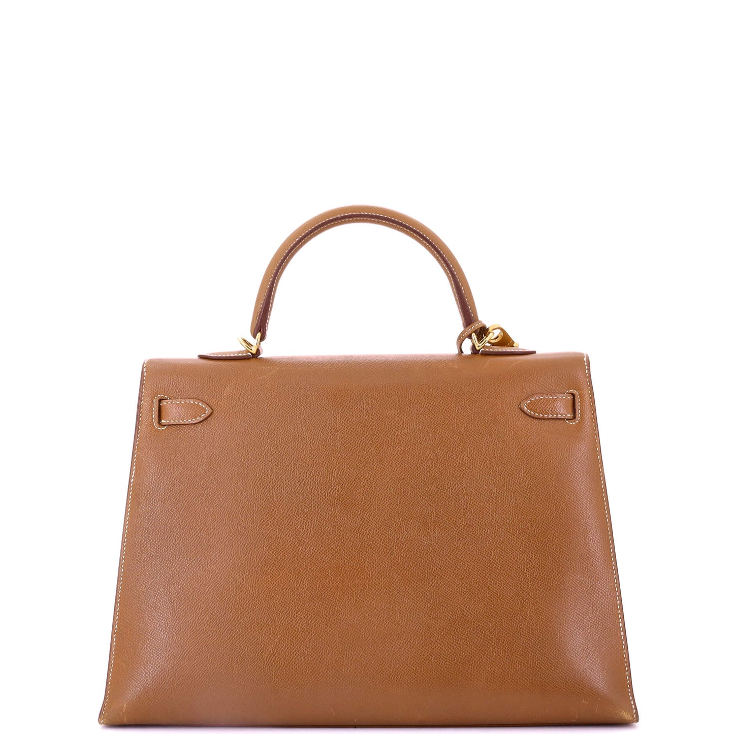 Kelly Handbag Gold Courchevel with Gold Hardware 35