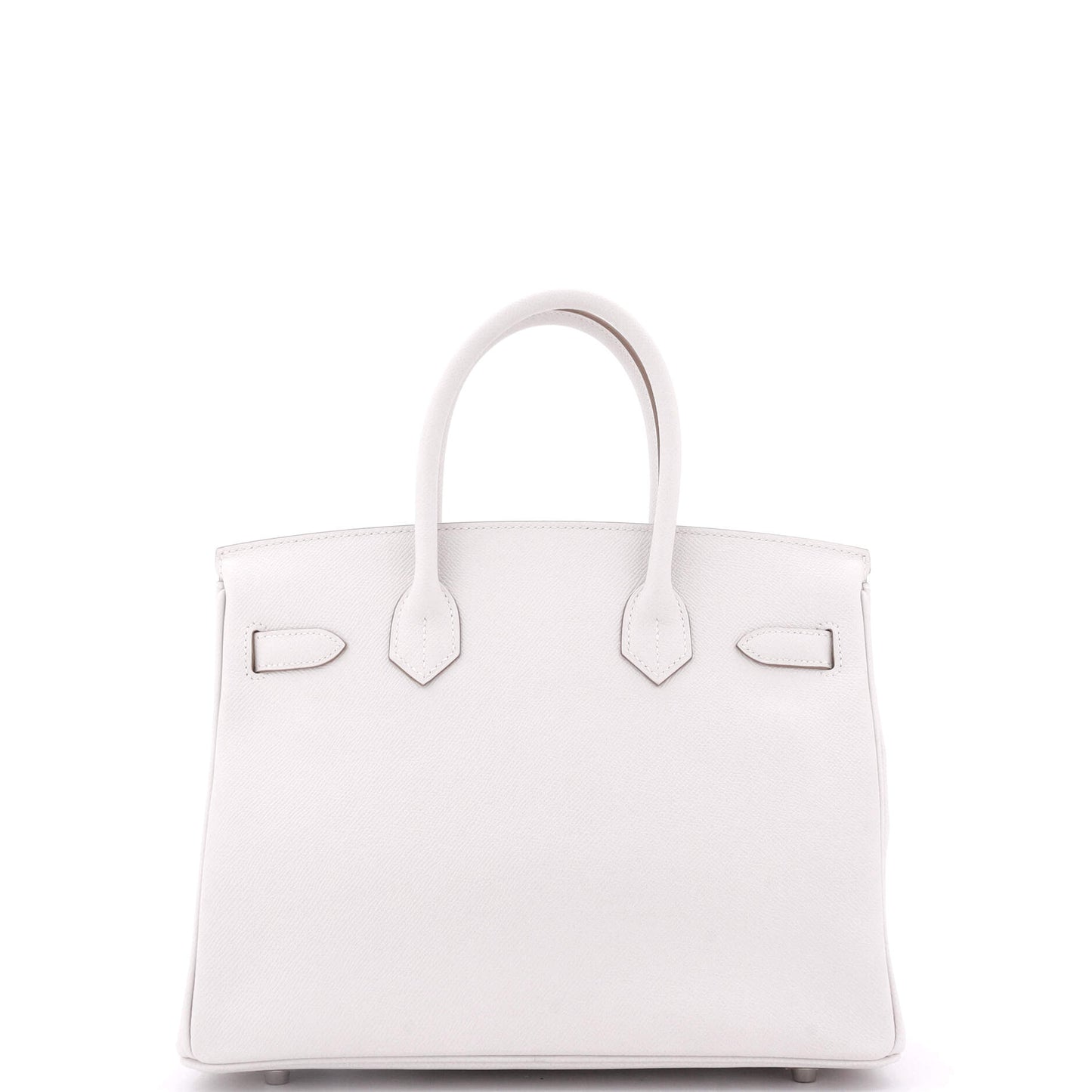 Birkin Handbag Light Epsom with Palladium Hardware 30