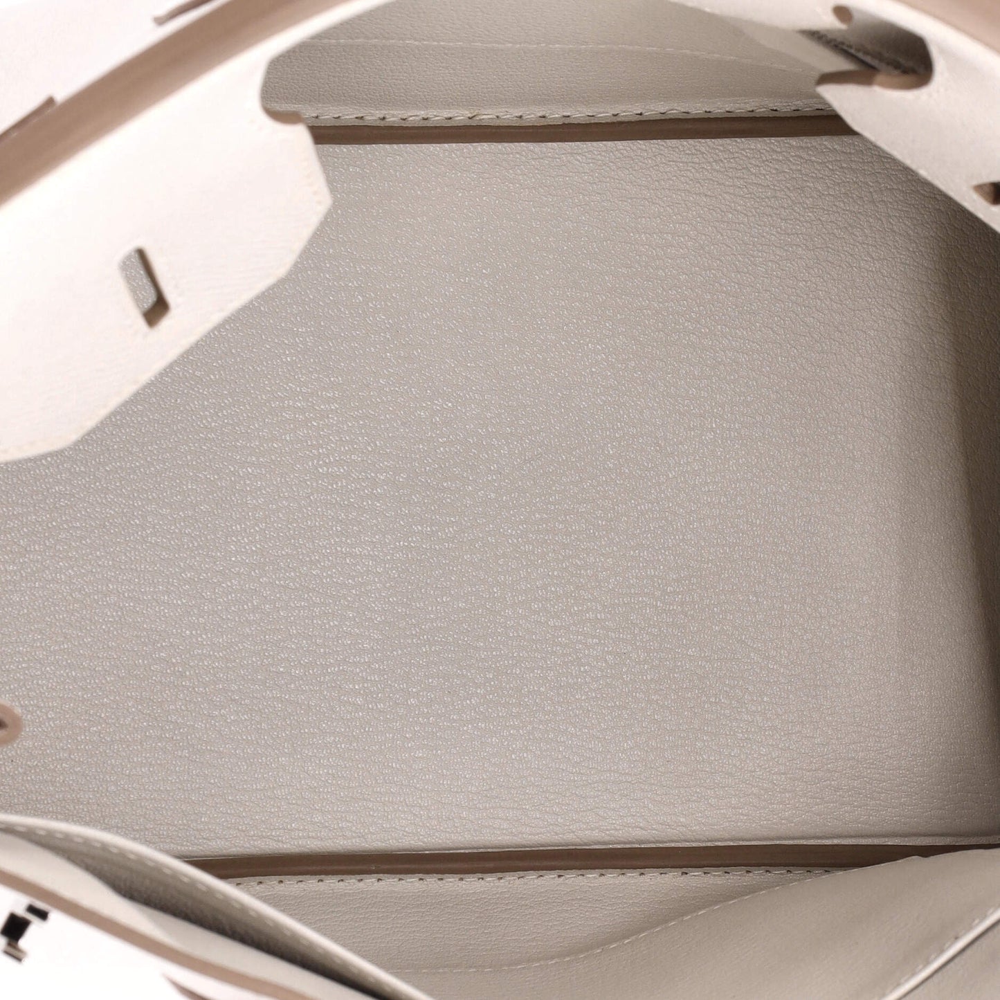 Birkin Handbag Light Epsom with Palladium Hardware 30