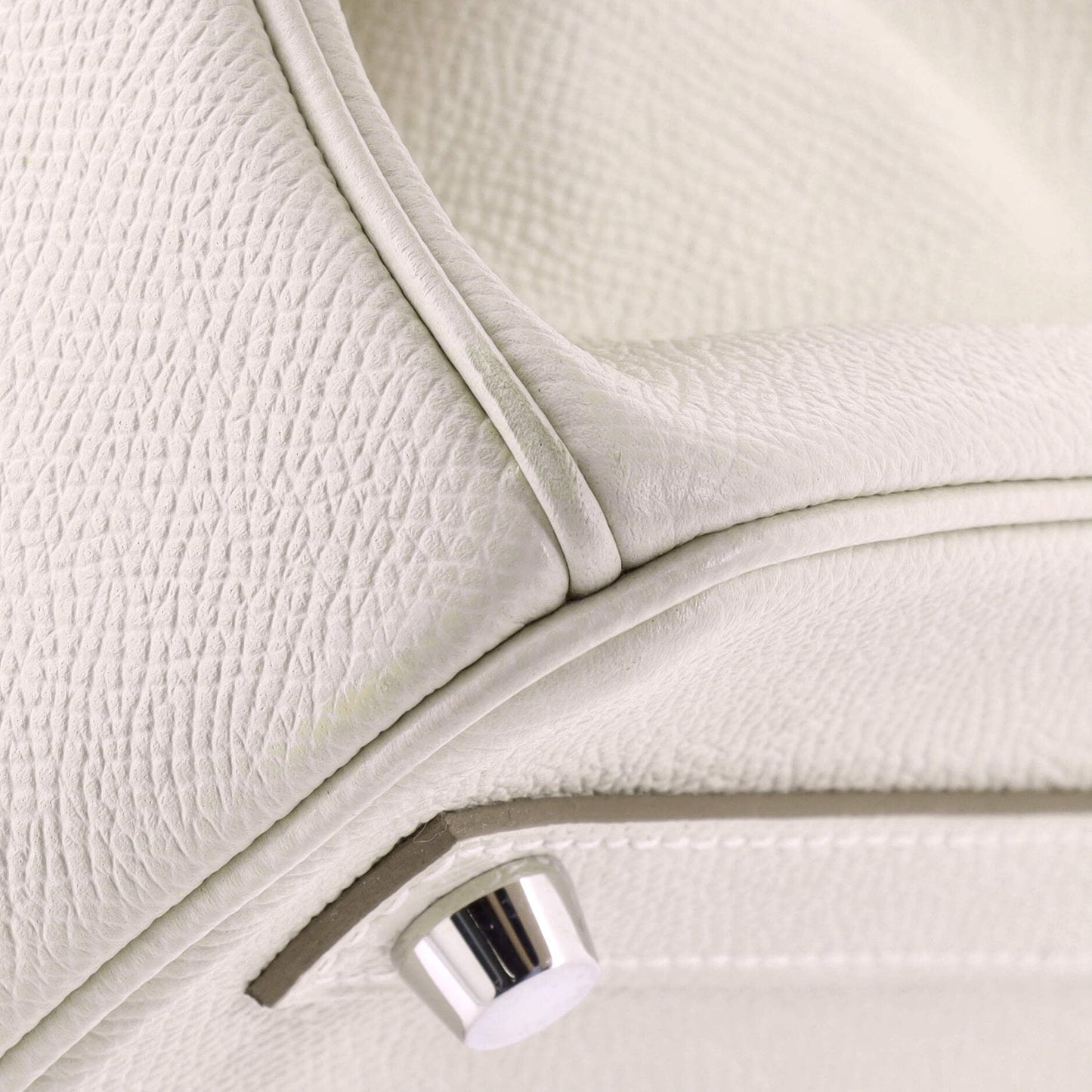 Birkin Handbag Light Epsom with Palladium Hardware 30