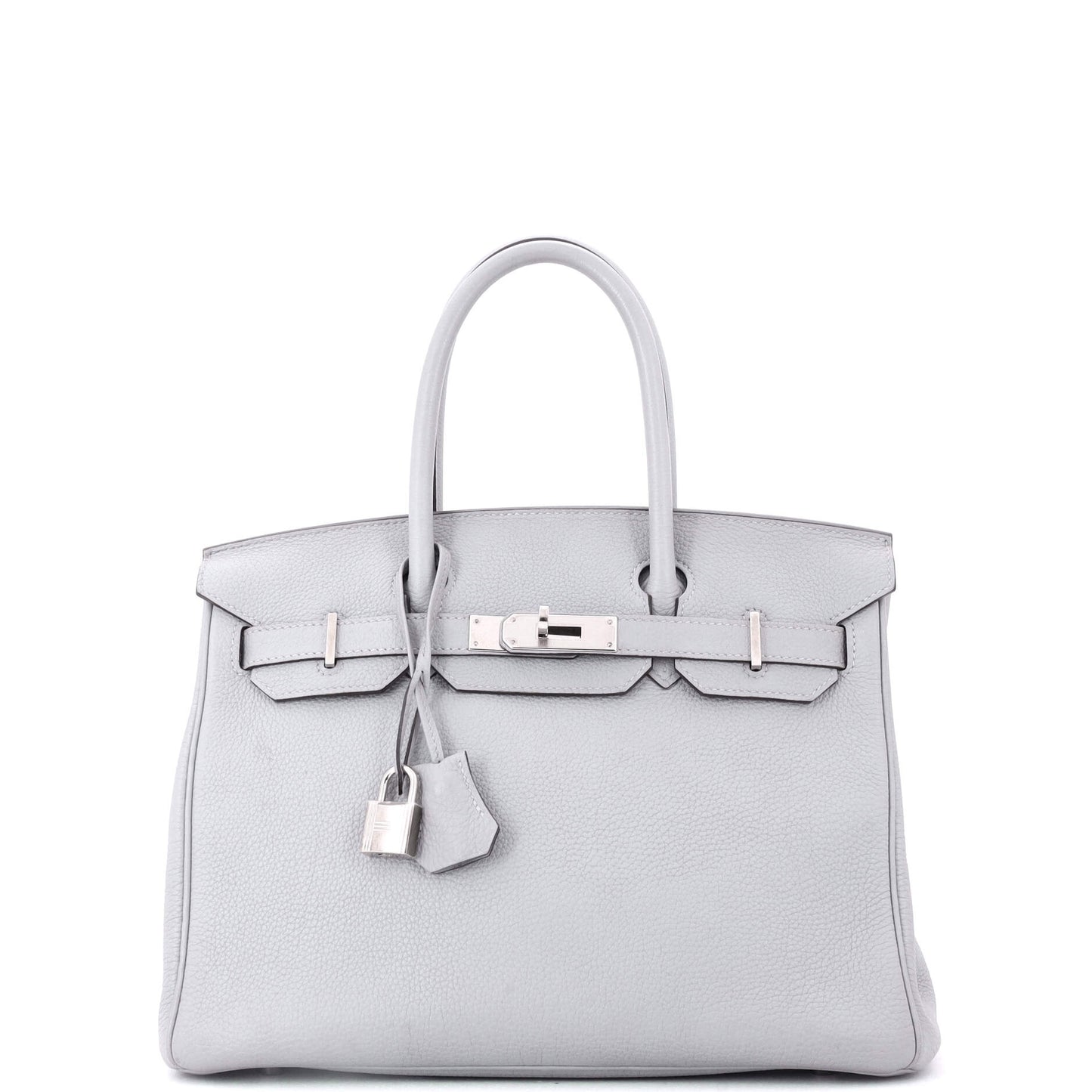 Birkin Handbag Grey Togo with Palladium Hardware 30