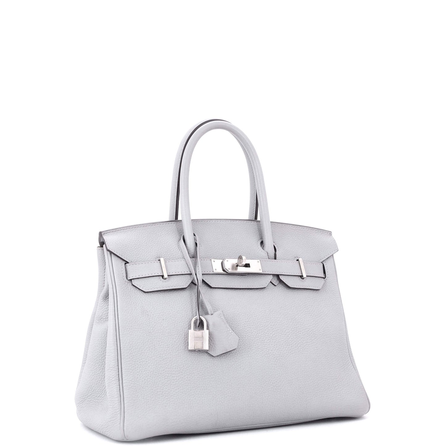 Birkin Handbag Grey Togo with Palladium Hardware 30