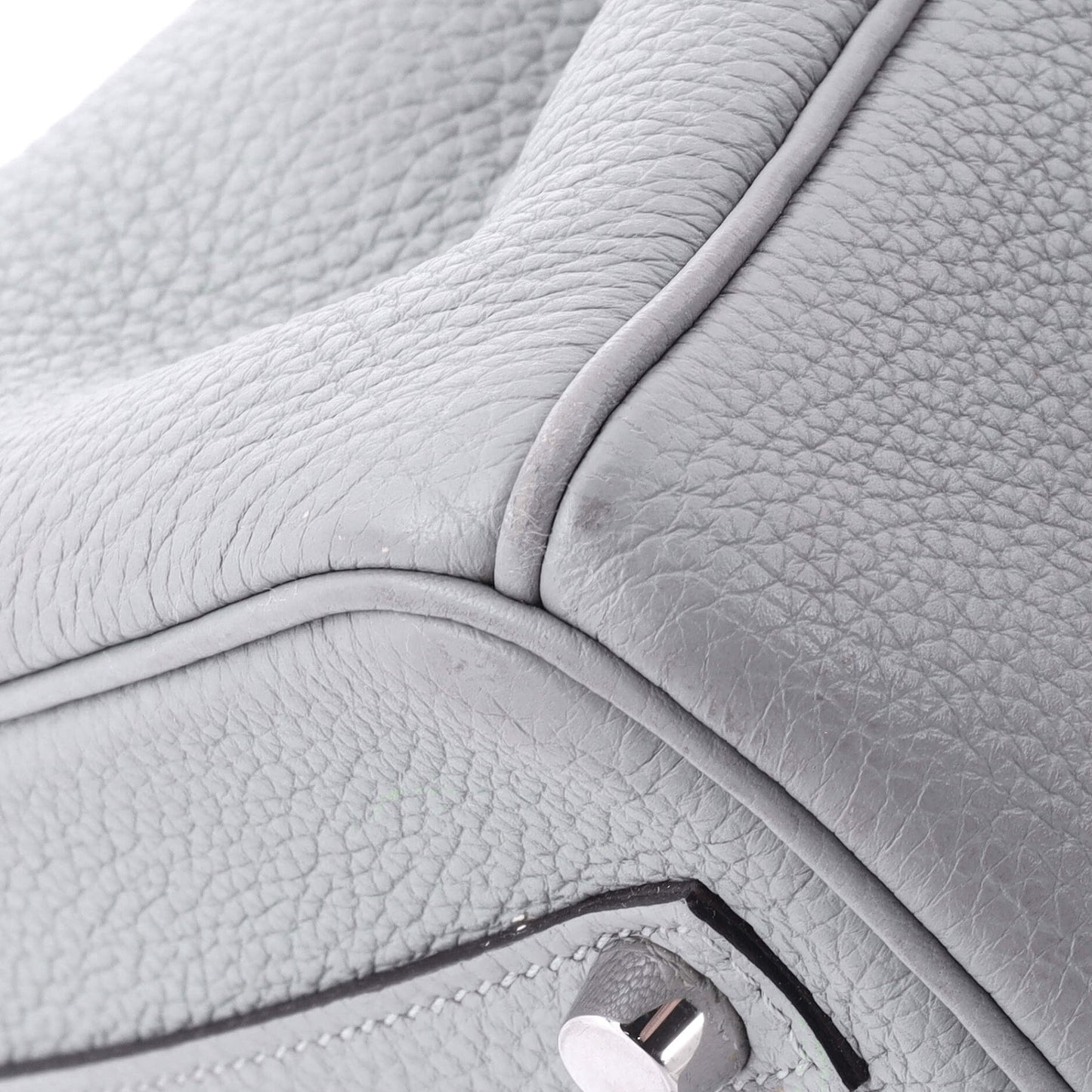 Birkin Handbag Grey Togo with Palladium Hardware 30