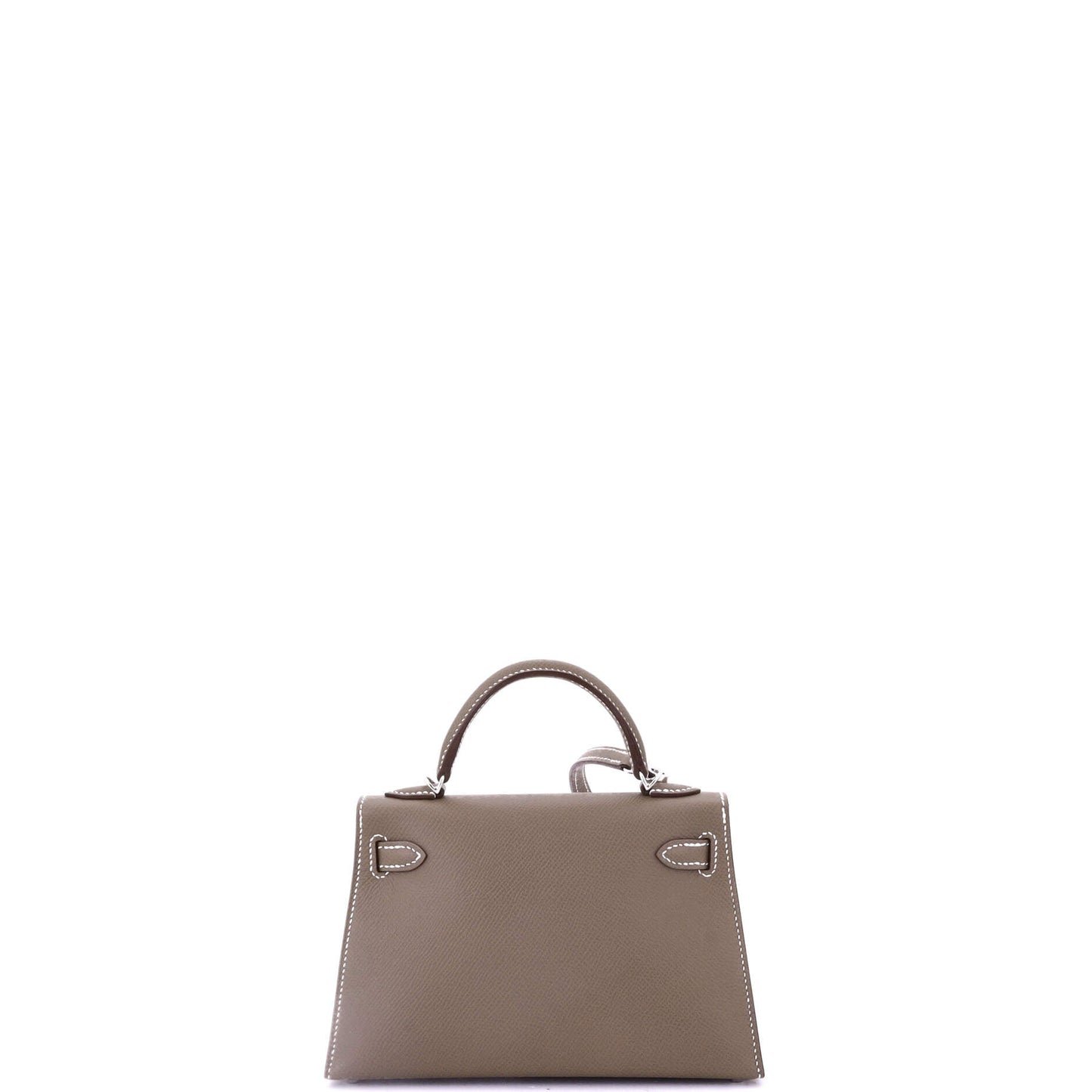 Kelly Mini II Bag Grey Epsom with Palladium Hardware 20
