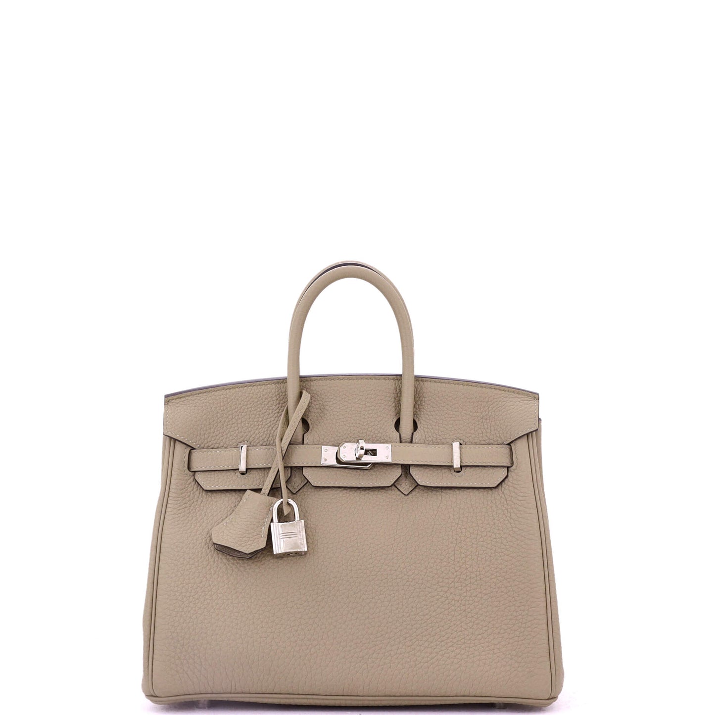Birkin Handbag Light Togo with Palladium Hardware 25