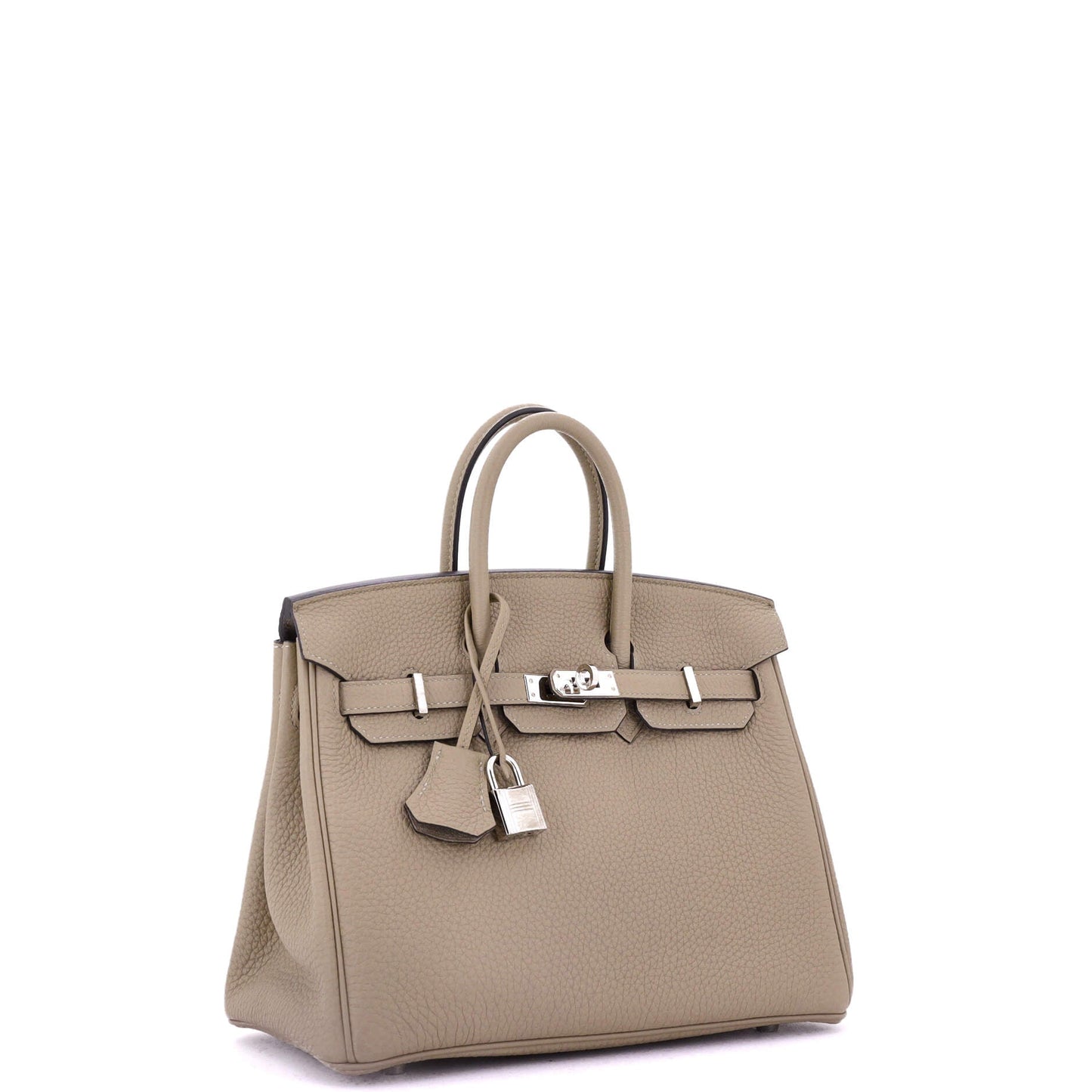 Birkin Handbag Light Togo with Palladium Hardware 25