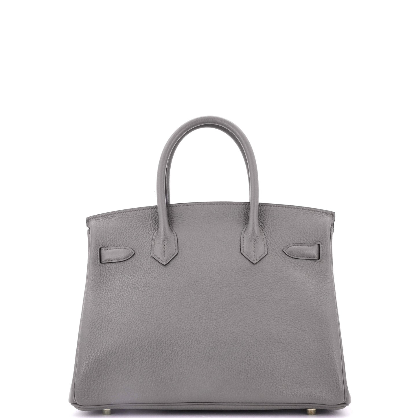 Birkin Handbag Grey Togo with Gold Hardware 30