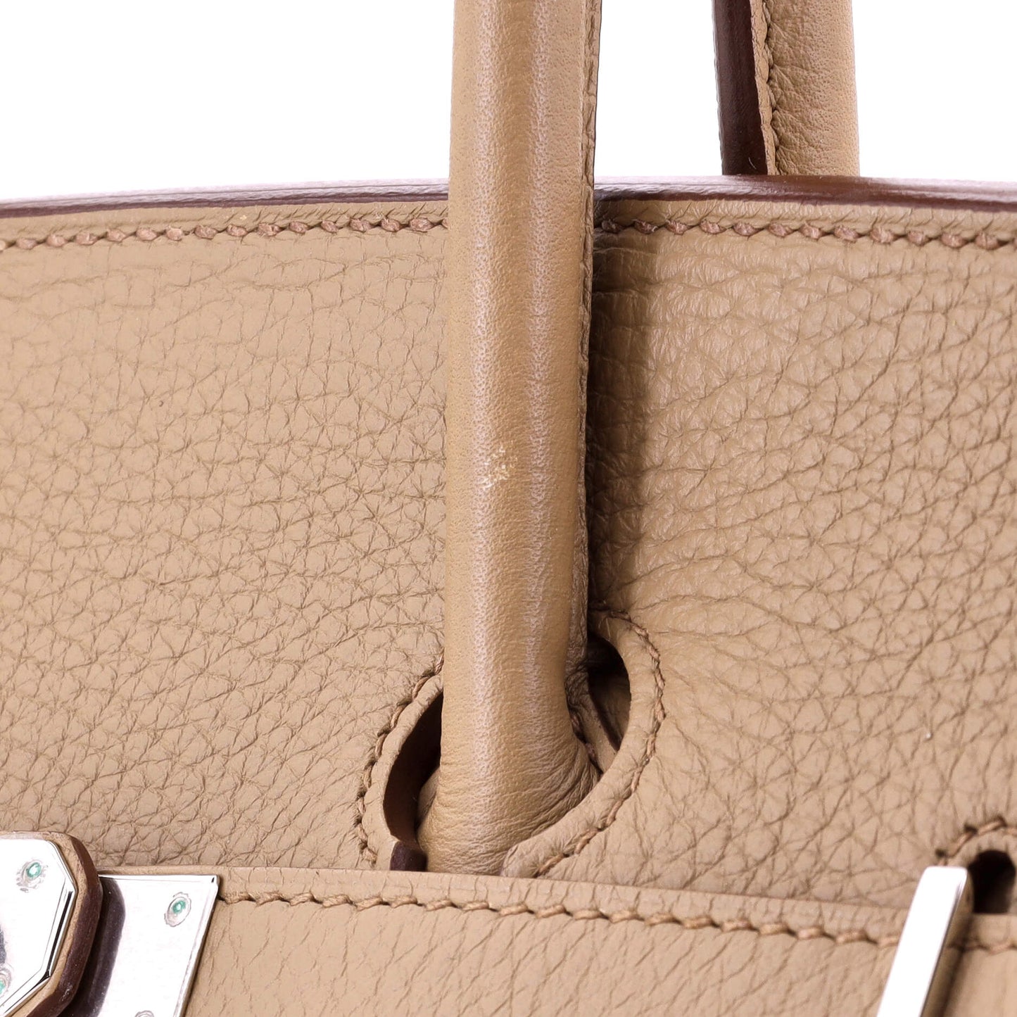 Birkin Handbag Light Togo with Palladium Hardware 35