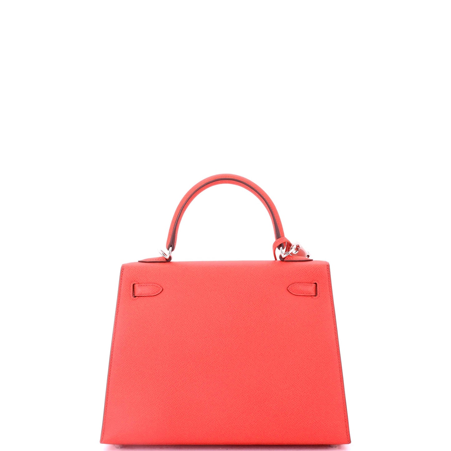 Kelly Handbag Verso Epsom with Palladium Hardware 25