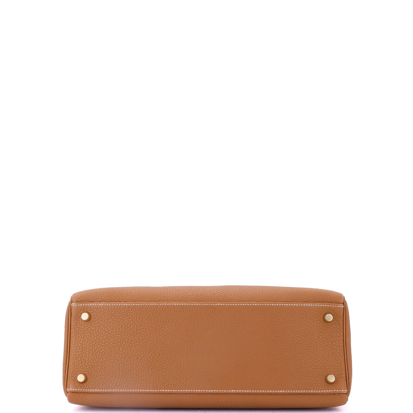 Kelly Handbag Gold Togo with Gold Hardware 32