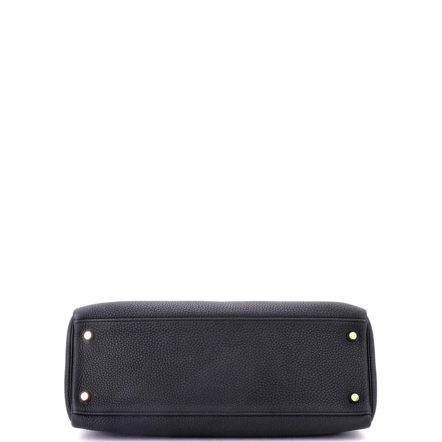 Kelly Handbag Noir Togo with Gold Hardware 32