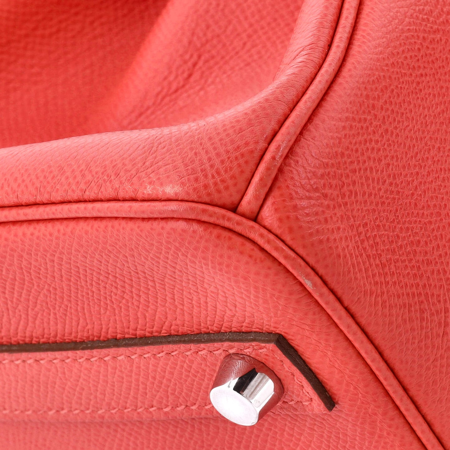 Birkin Handbag Rose Jaipur Epsom with Palladium Hardware 30