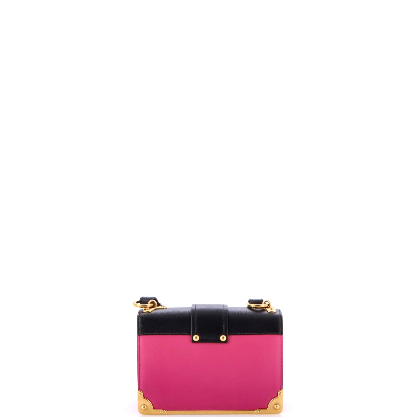 Cahier Crossbody Bag Leather and Saffiano Leather Small