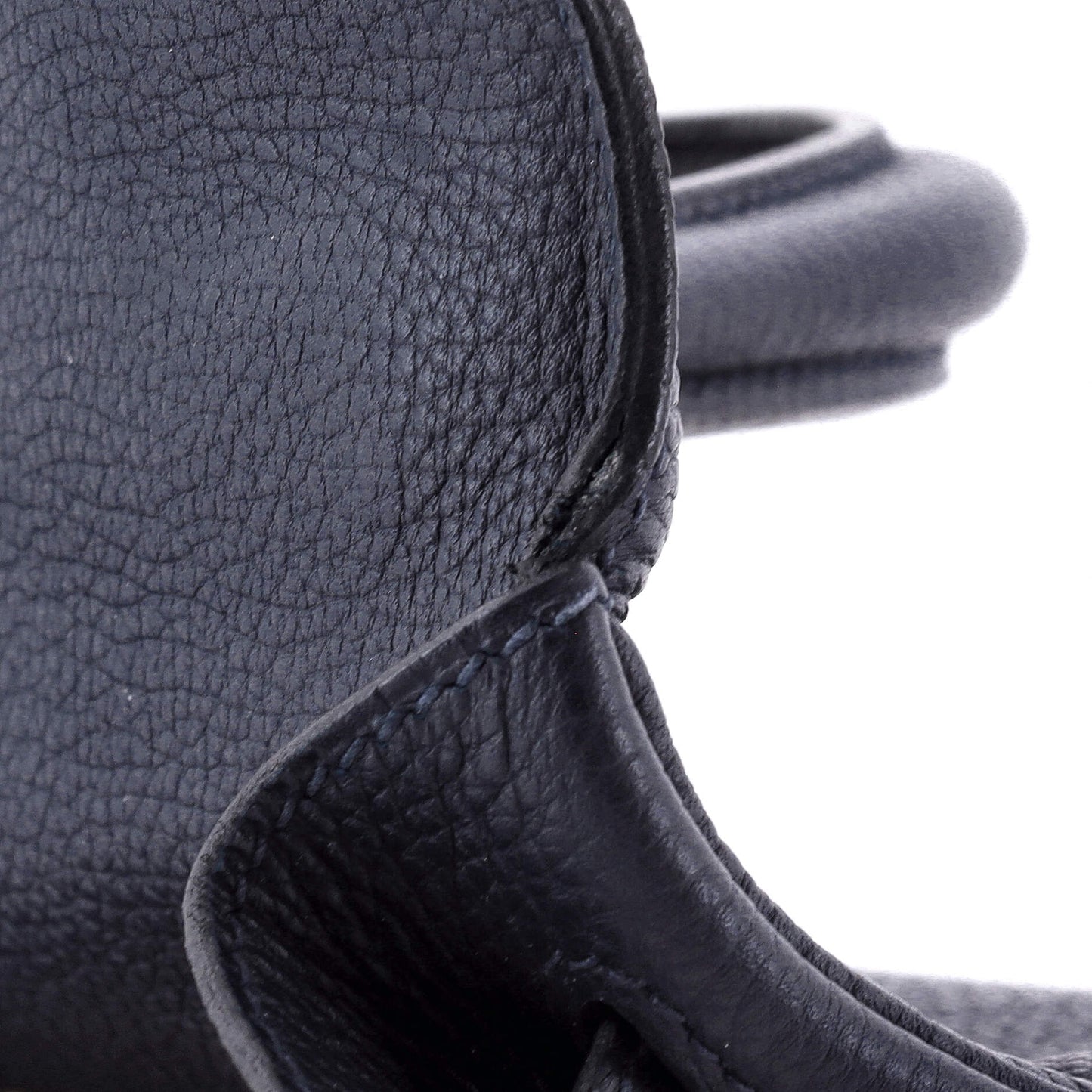 Kelly Handbag Bleu Nuit Togo with Gold Hardware 32