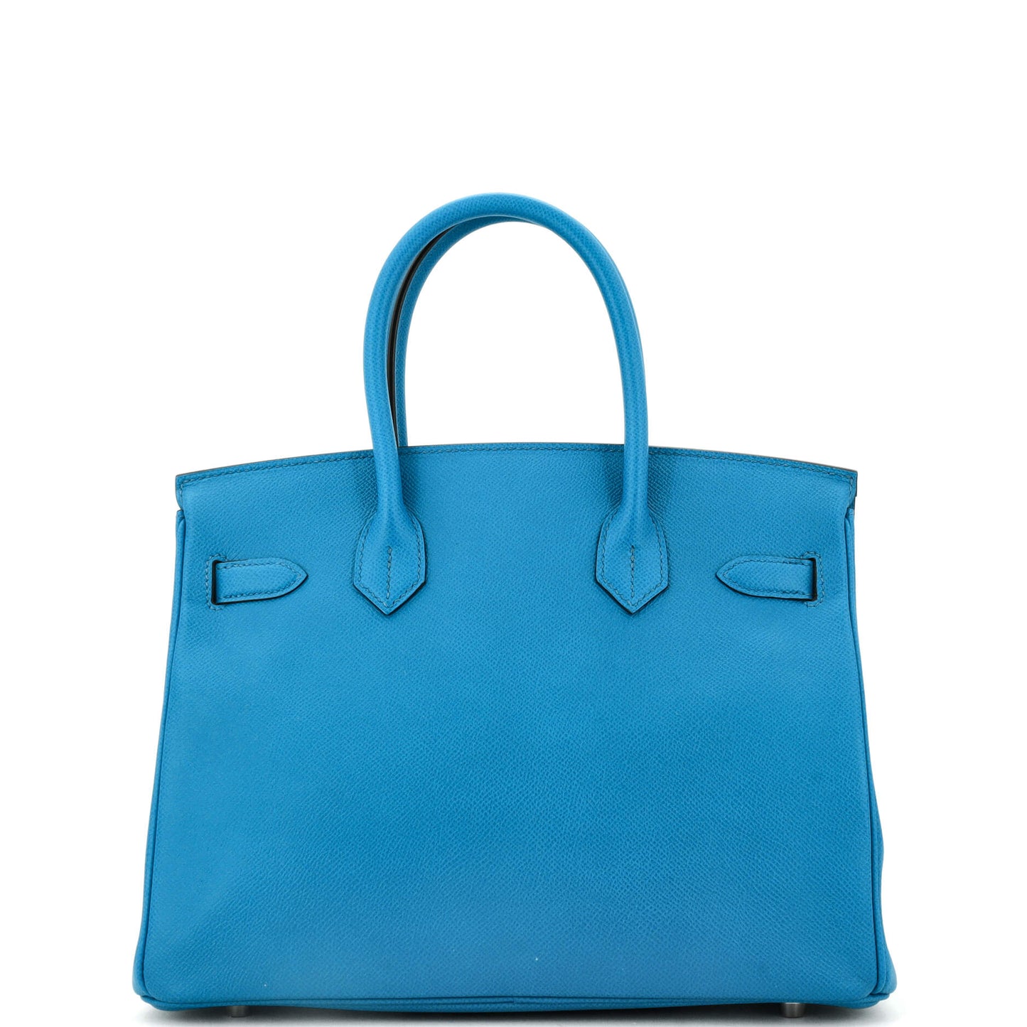 Birkin Handbag Bleu Zanzibar Epsom with Palladium Hardware 30