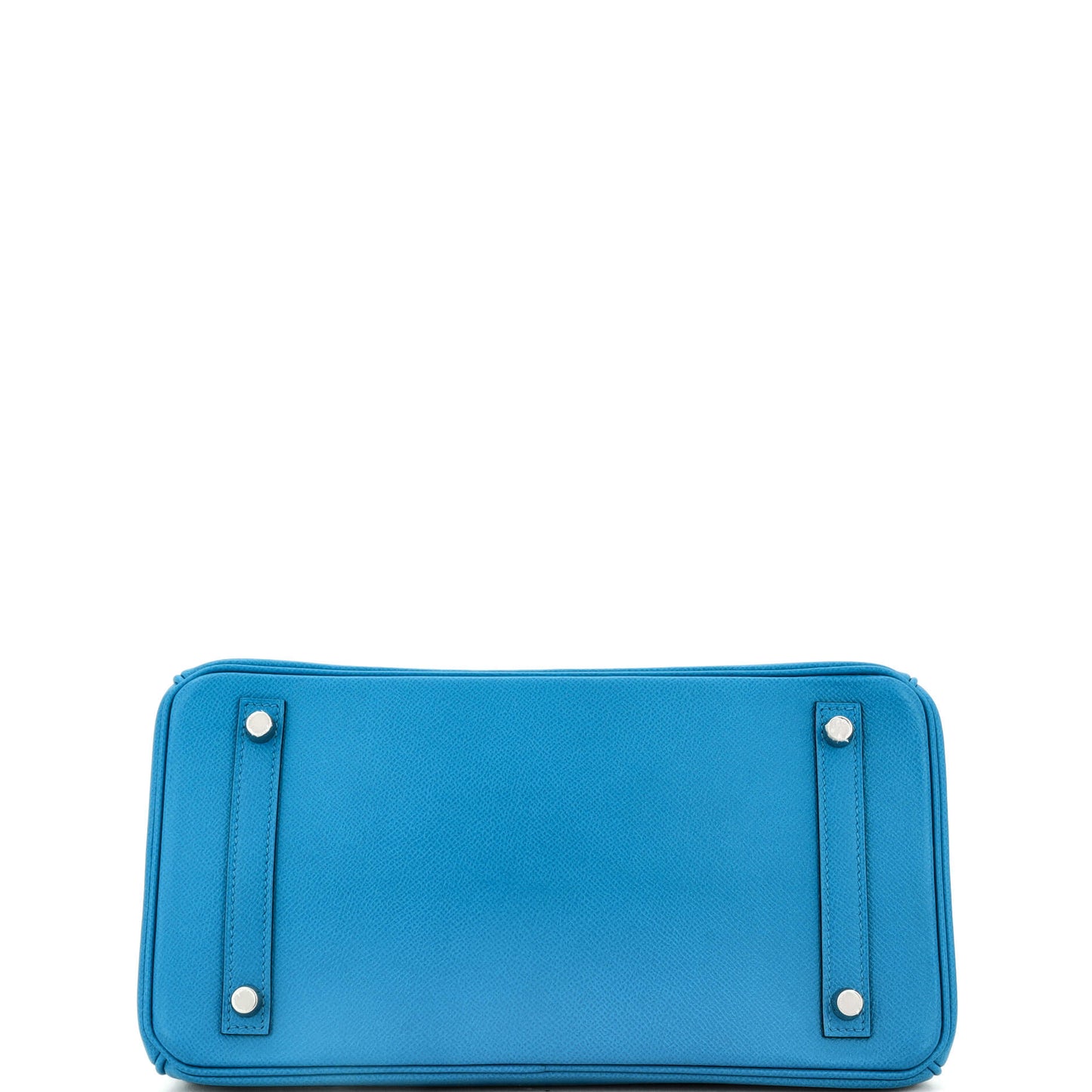 Birkin Handbag Bleu Zanzibar Epsom with Palladium Hardware 30