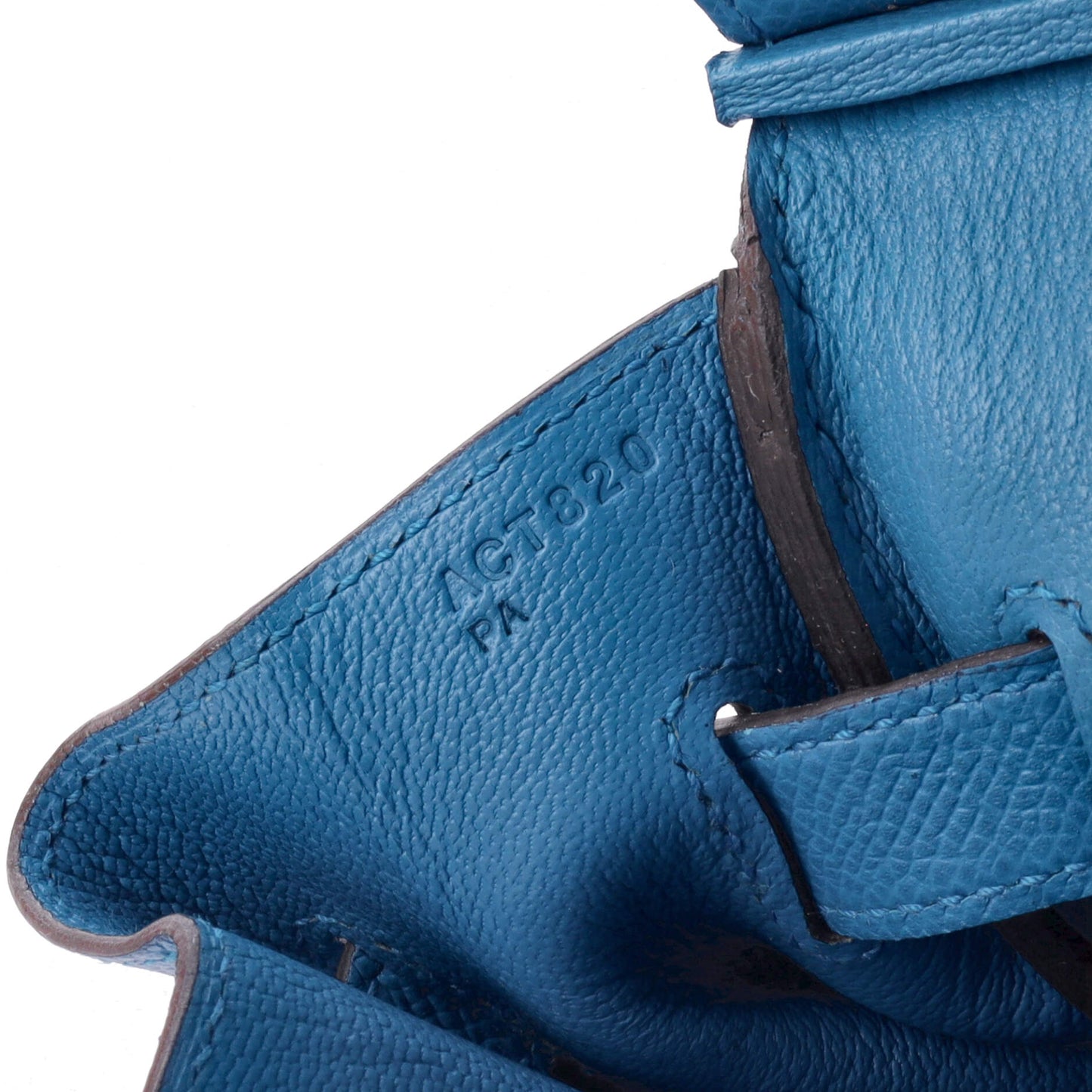 Birkin Handbag Bleu Zanzibar Epsom with Palladium Hardware 30