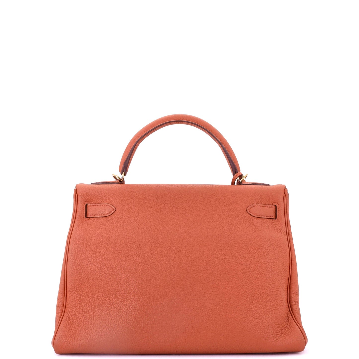 Kelly Handbag Terre Battue Togo with Gold Hardware 32