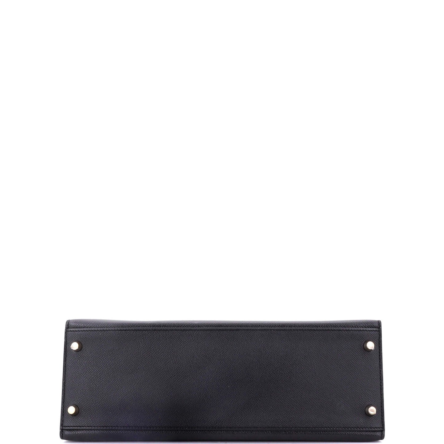 Kelly Handbag Noir Epsom with Gold Hardware 32