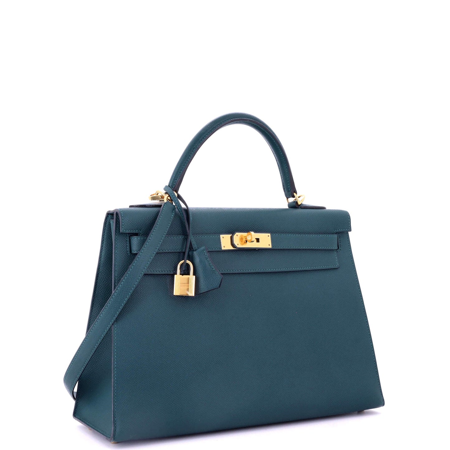 Kelly Handbag Colvert Epsom with Gold Hardware 32