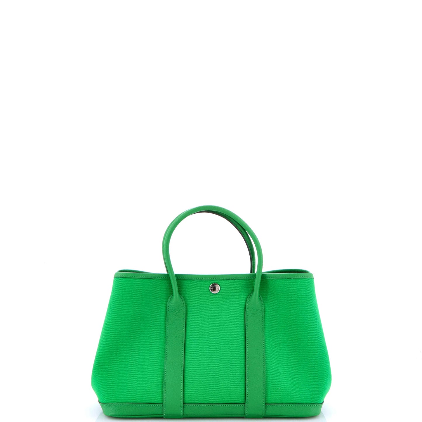 Garden Party Tote Toile and Leather 30