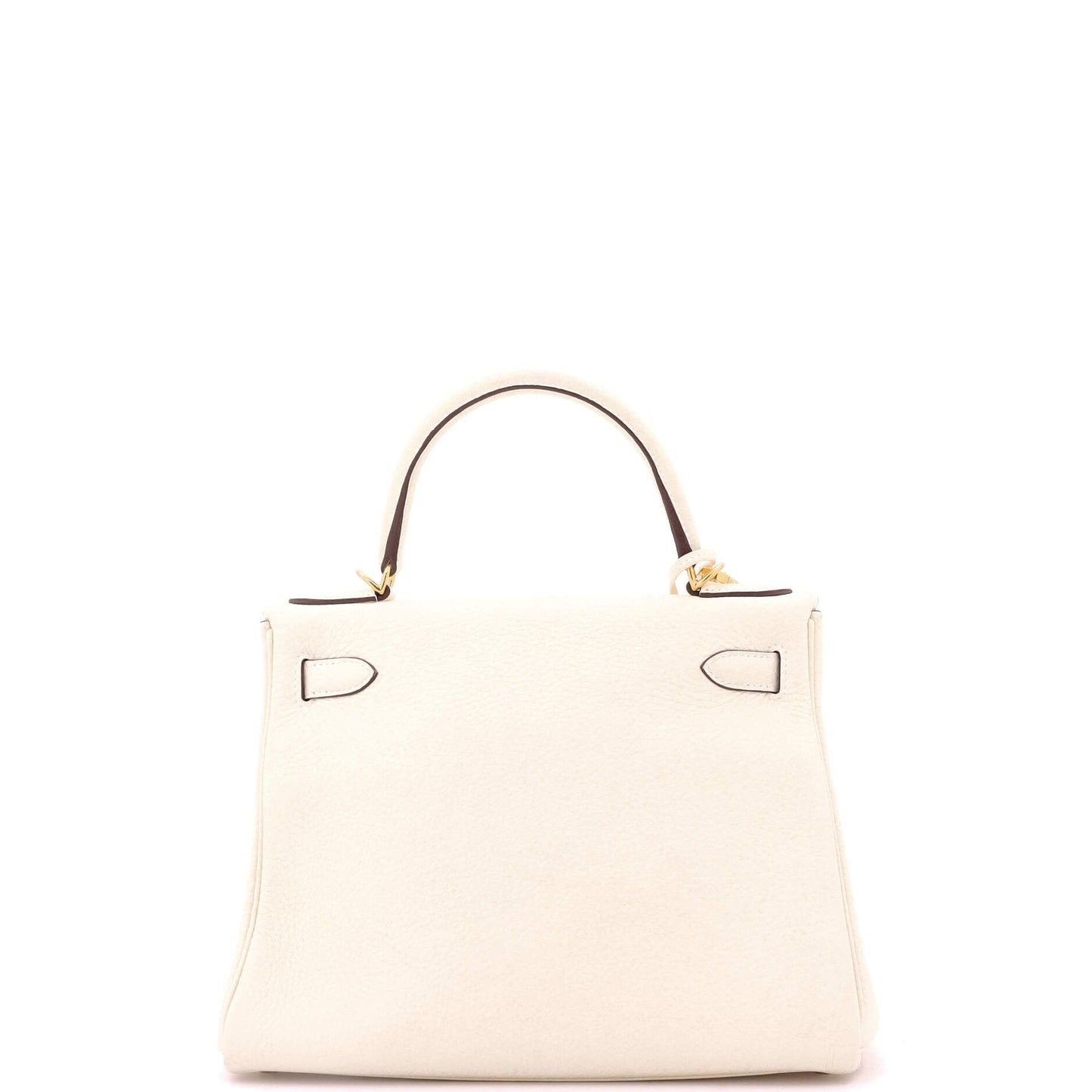 Kelly Handbag Light Clemence with Gold Hardware 28