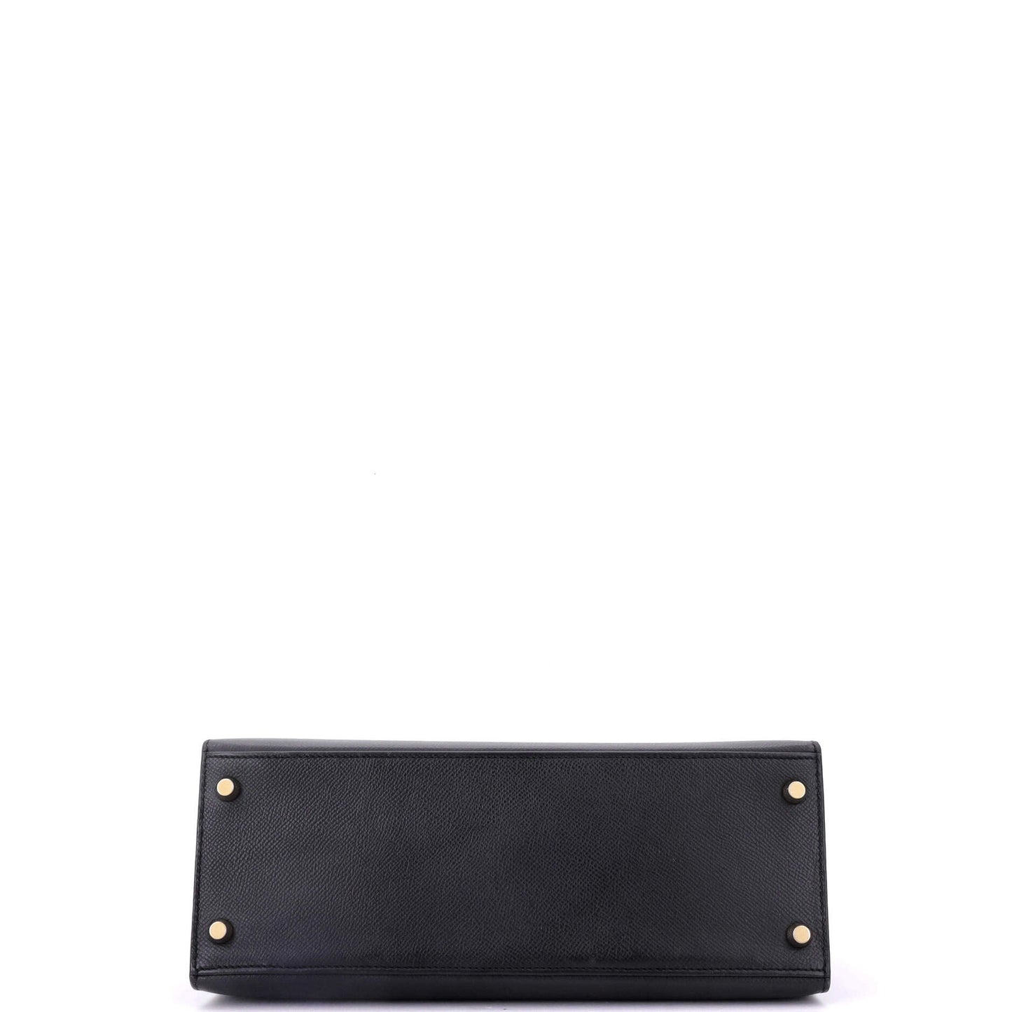 Kelly Handbag Noir Epsom with Gold Hardware 28