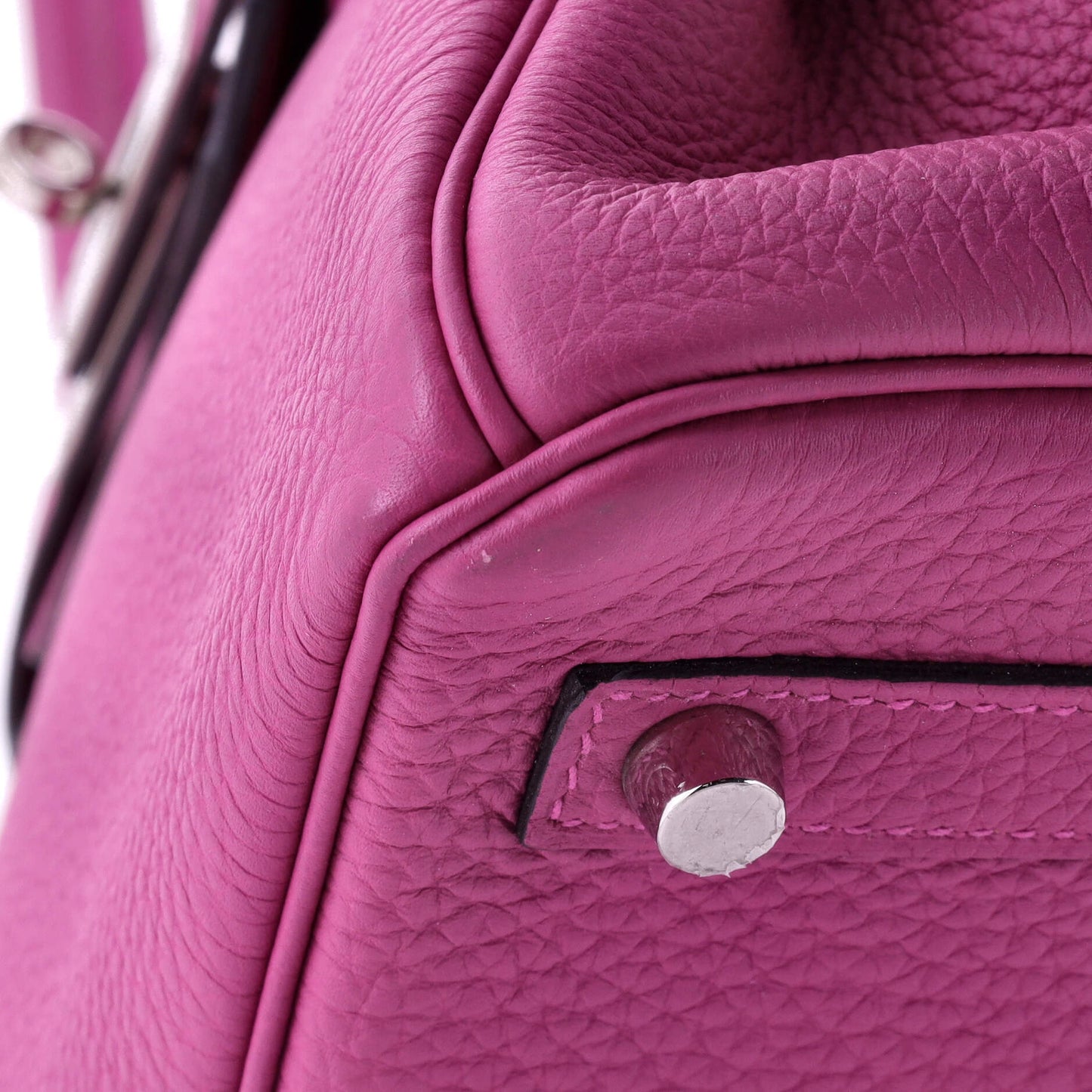 Birkin Handbag Rose Pourpre Togo with Palladium Hardware 30