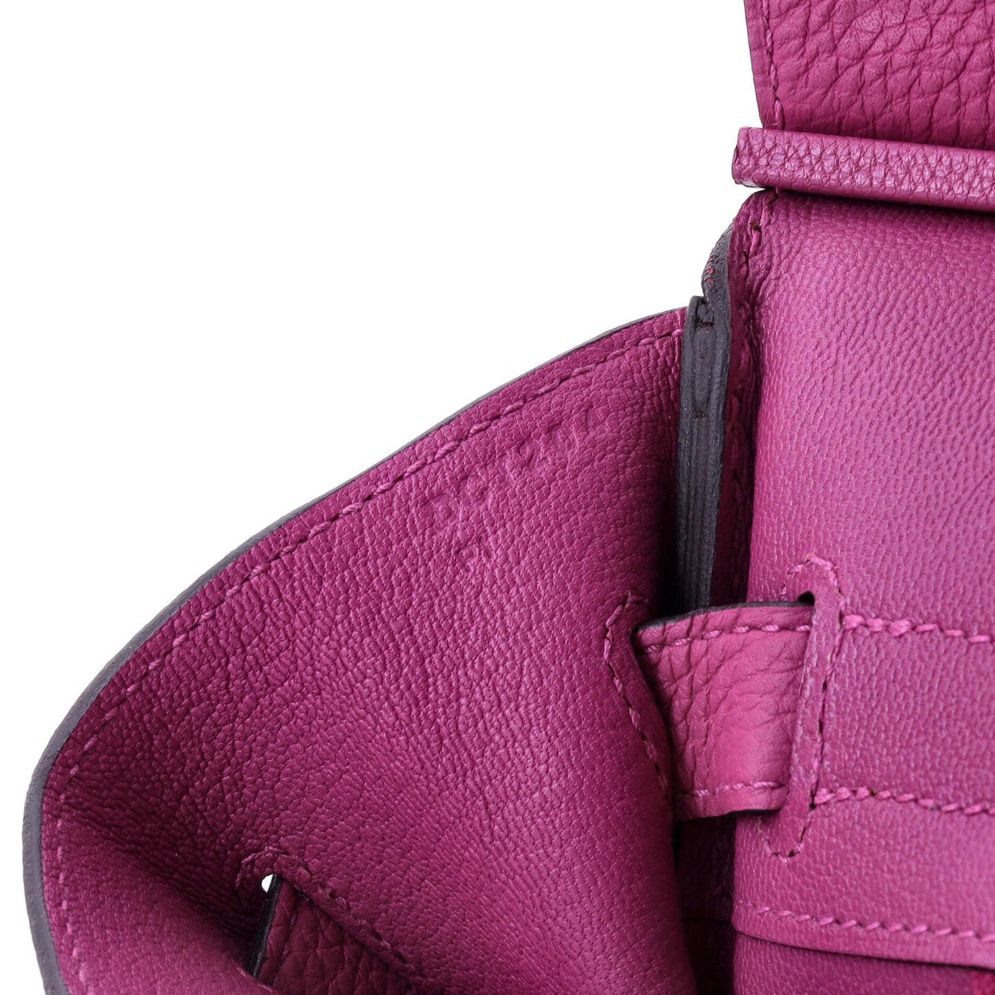 Birkin Handbag Rose Pourpre Togo with Palladium Hardware 30