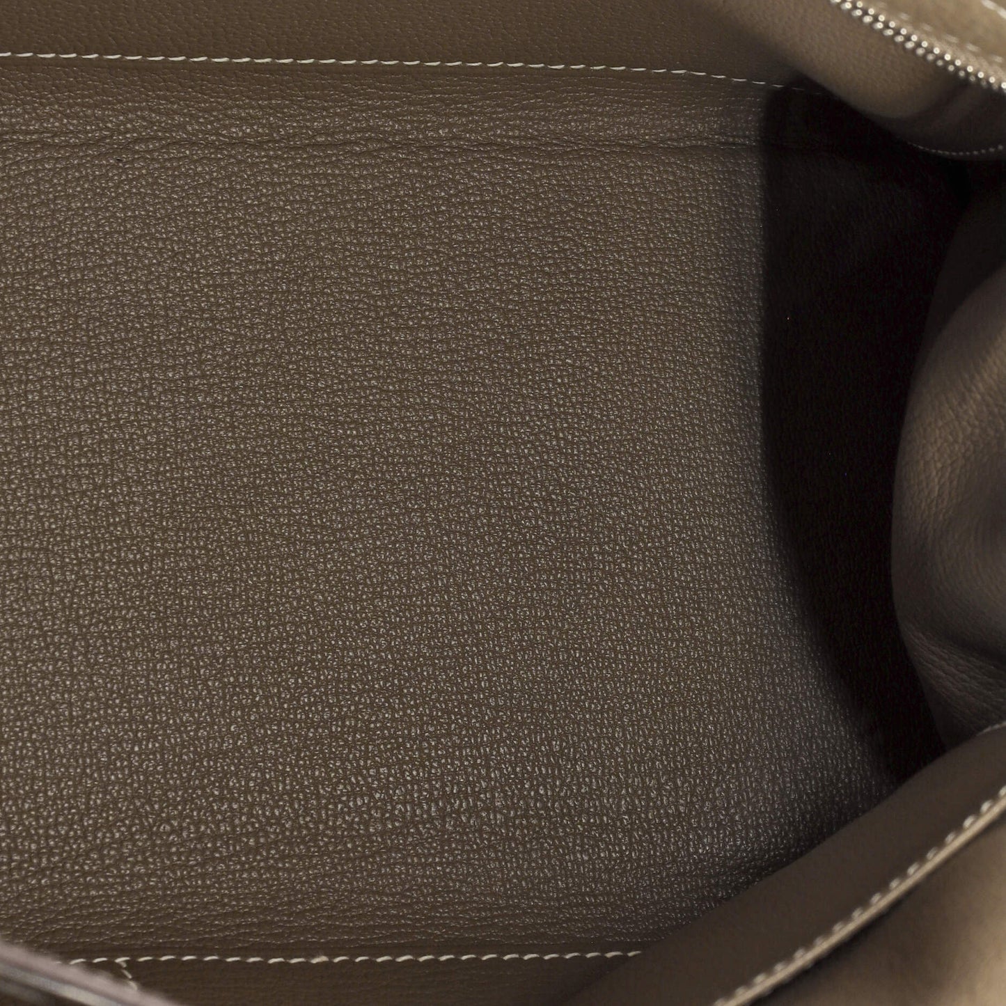 Kelly Handbag Grey Clemence with Palladium Hardware 28