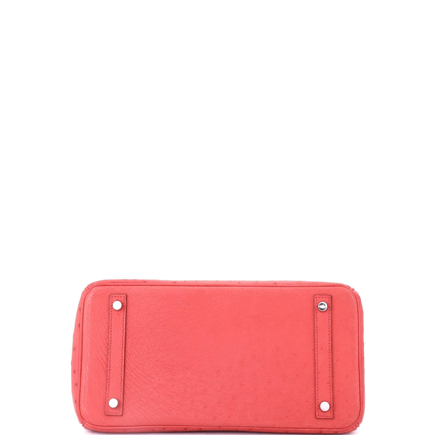 Birkin Handbag Bougainvillier Ostrich with Palladium Hardware 30