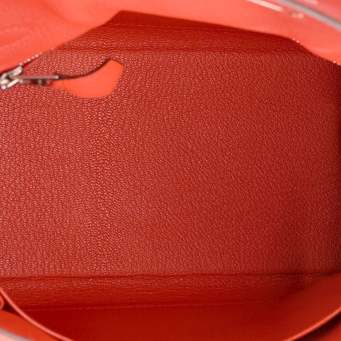 Kelly Handbag Rouge Tomate Togo with Palladium Hardware 25