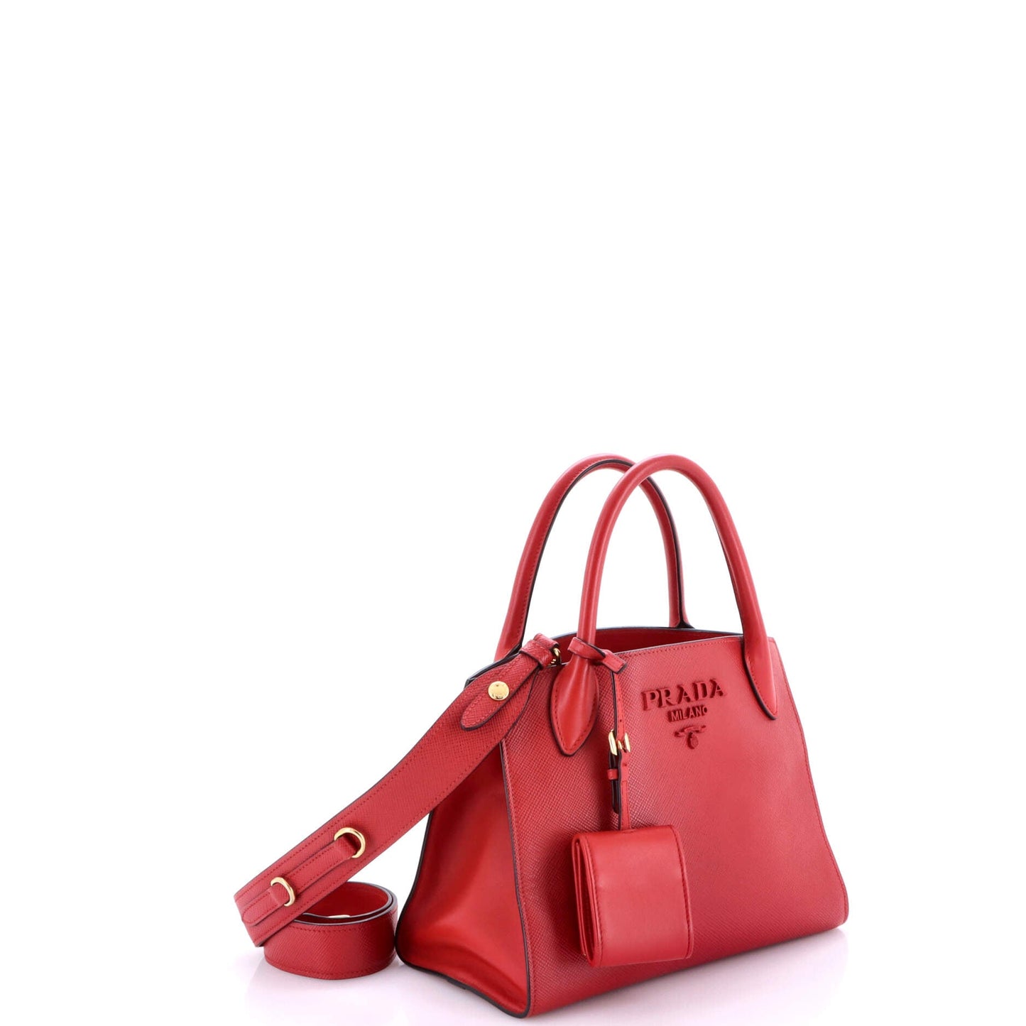 Monochrome Tote Saffiano with City Calf Small