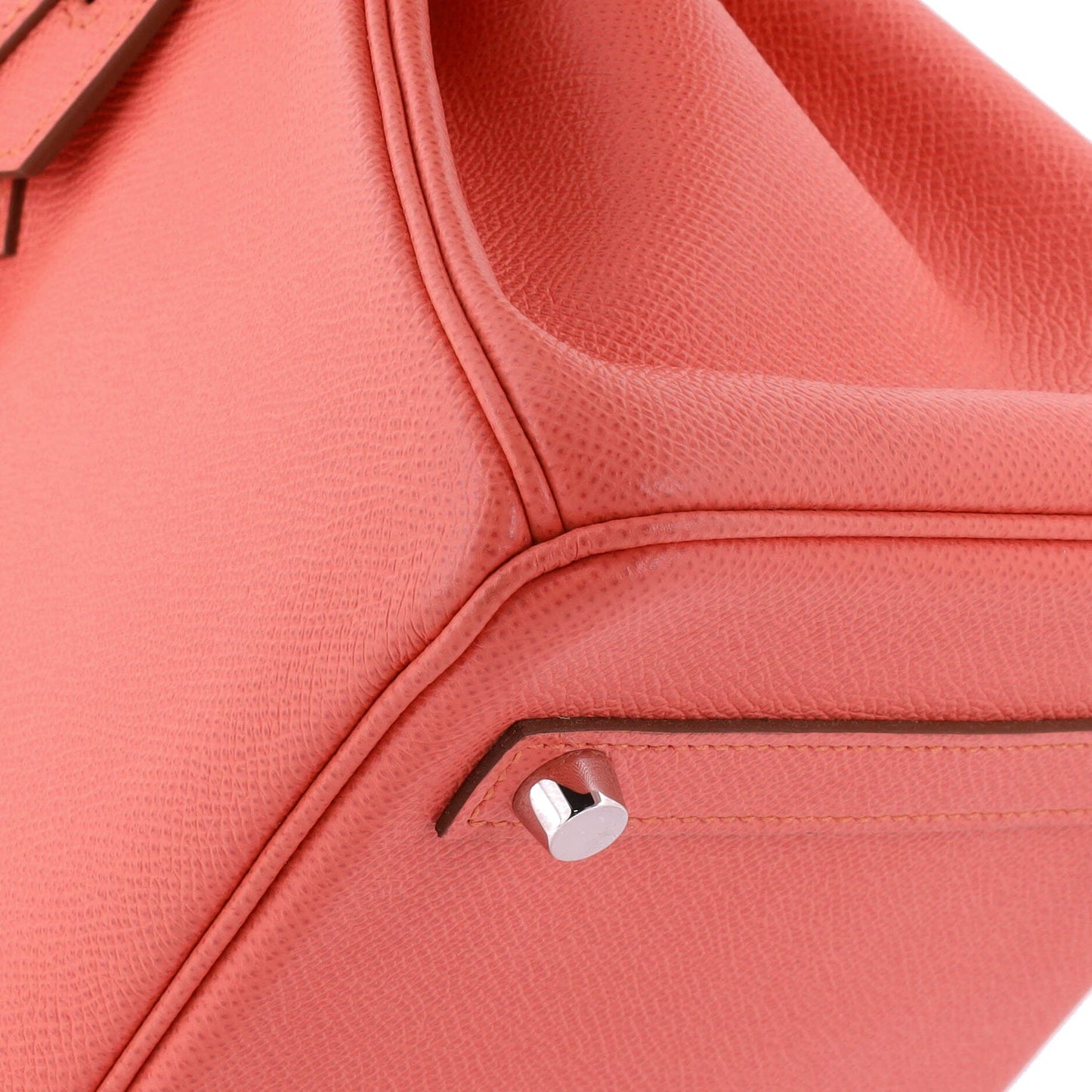 Birkin Handbag Flamingo Epsom with Palladium Hardware 30