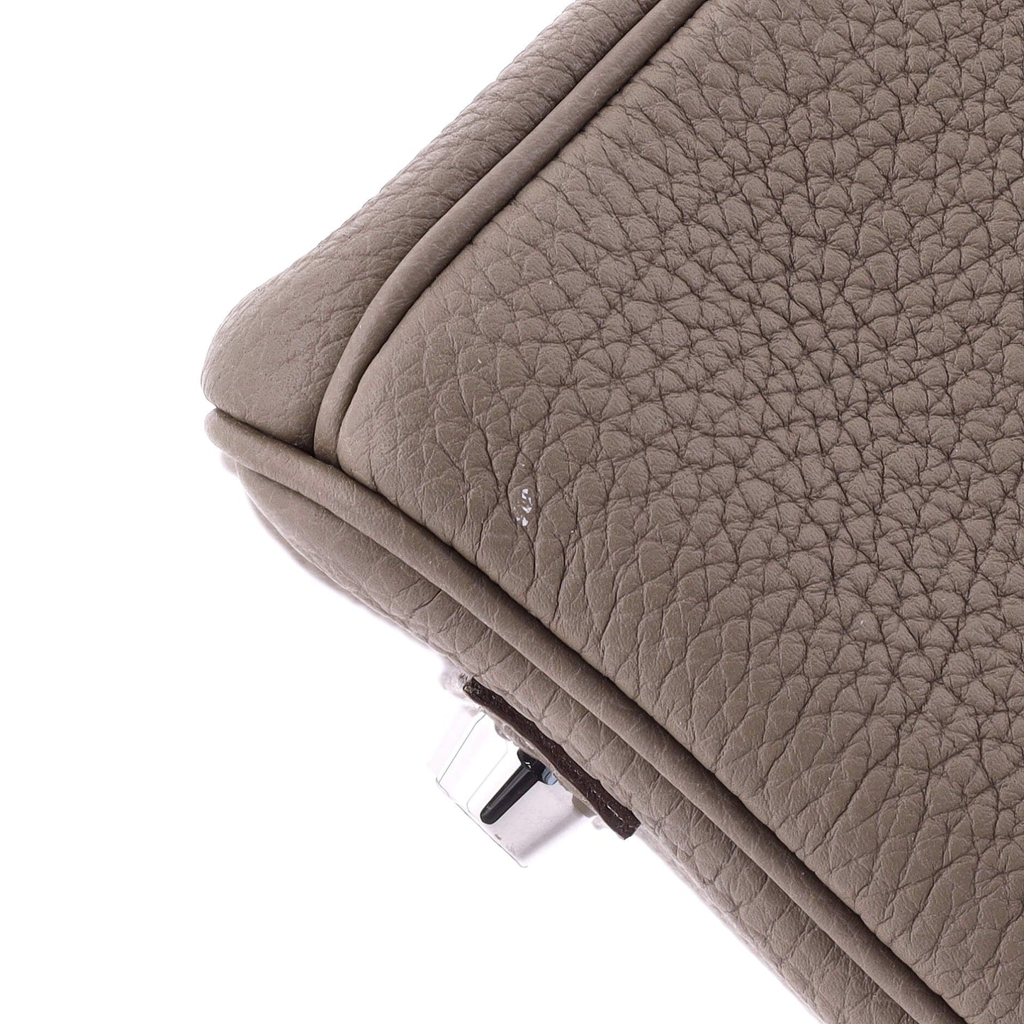 Birkin Handbag Grey Togo with Palladium Hardware 25