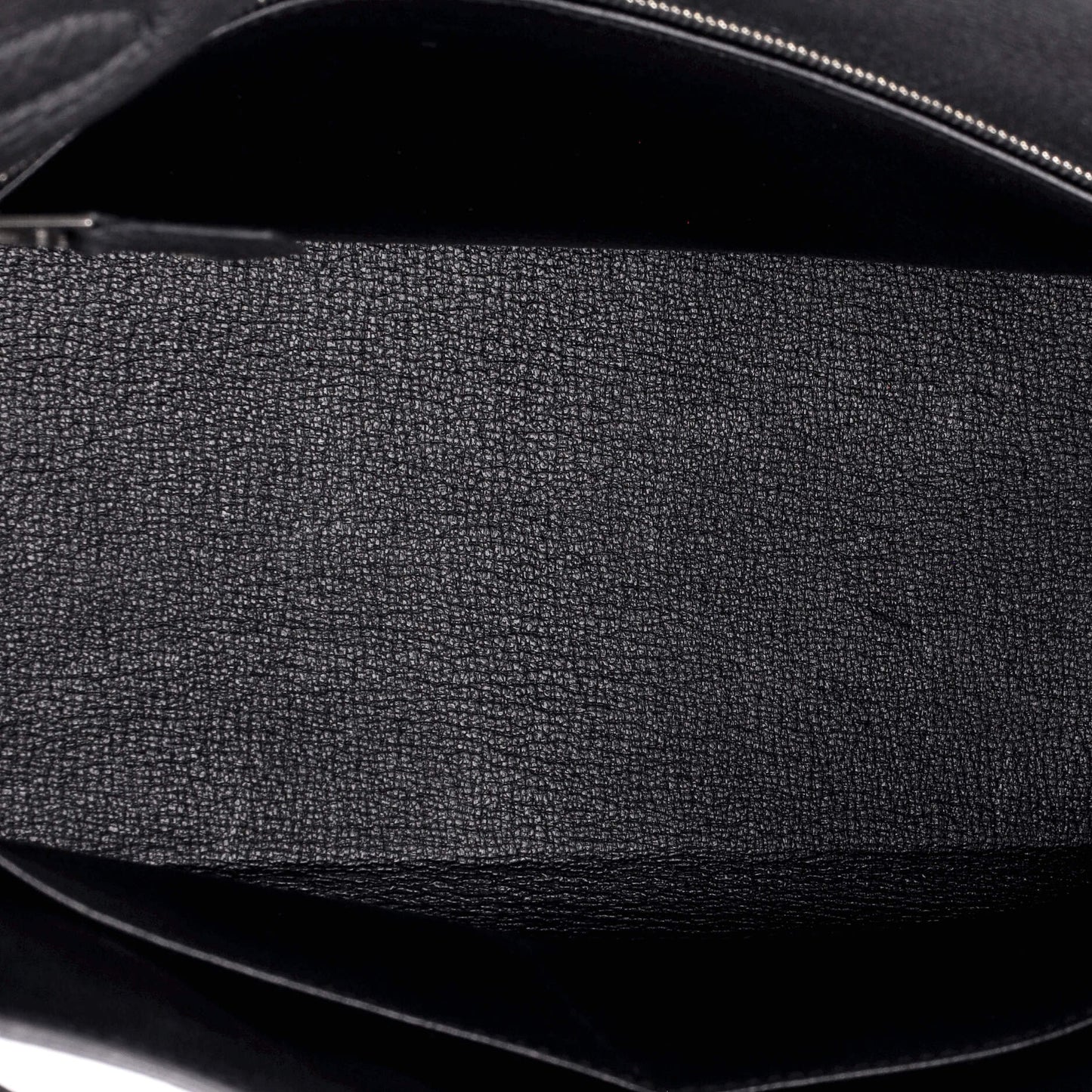 Kelly Handbag Noir Togo with Palladium Hardware 28