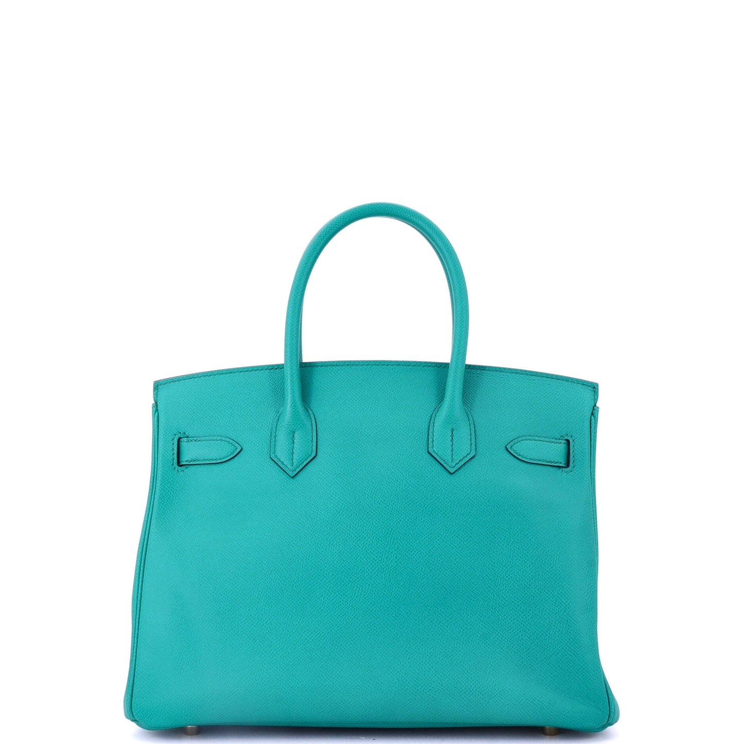 Birkin Handbag Bleu Paon Epsom with Gold Hardware 30