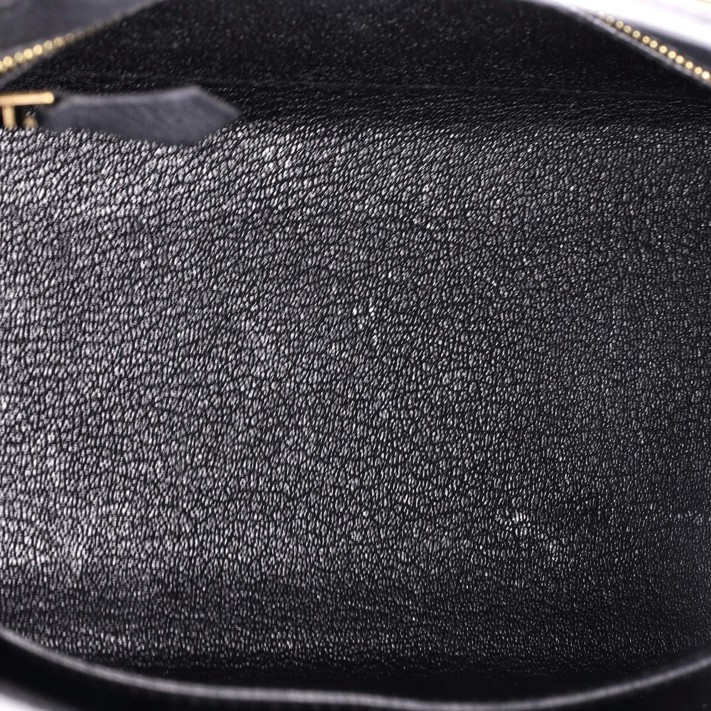 Kelly Handbag Noir Epsom with Gold Hardware 25
