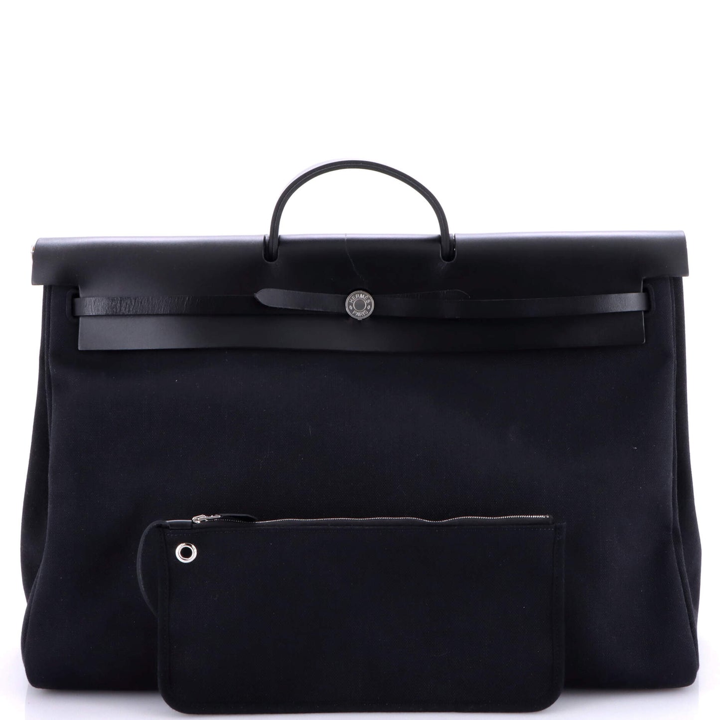 Herbag Zip Leather and Toile 50