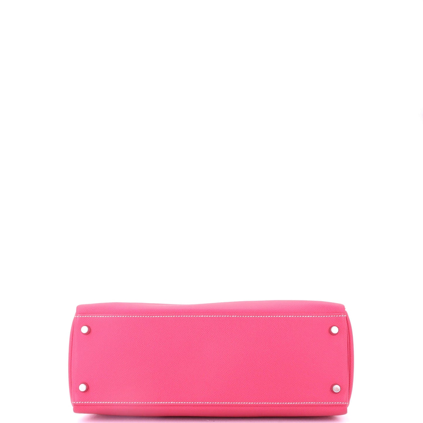 Kelly Handbag Rose Tyrien Epsom with Palladium Hardware 32