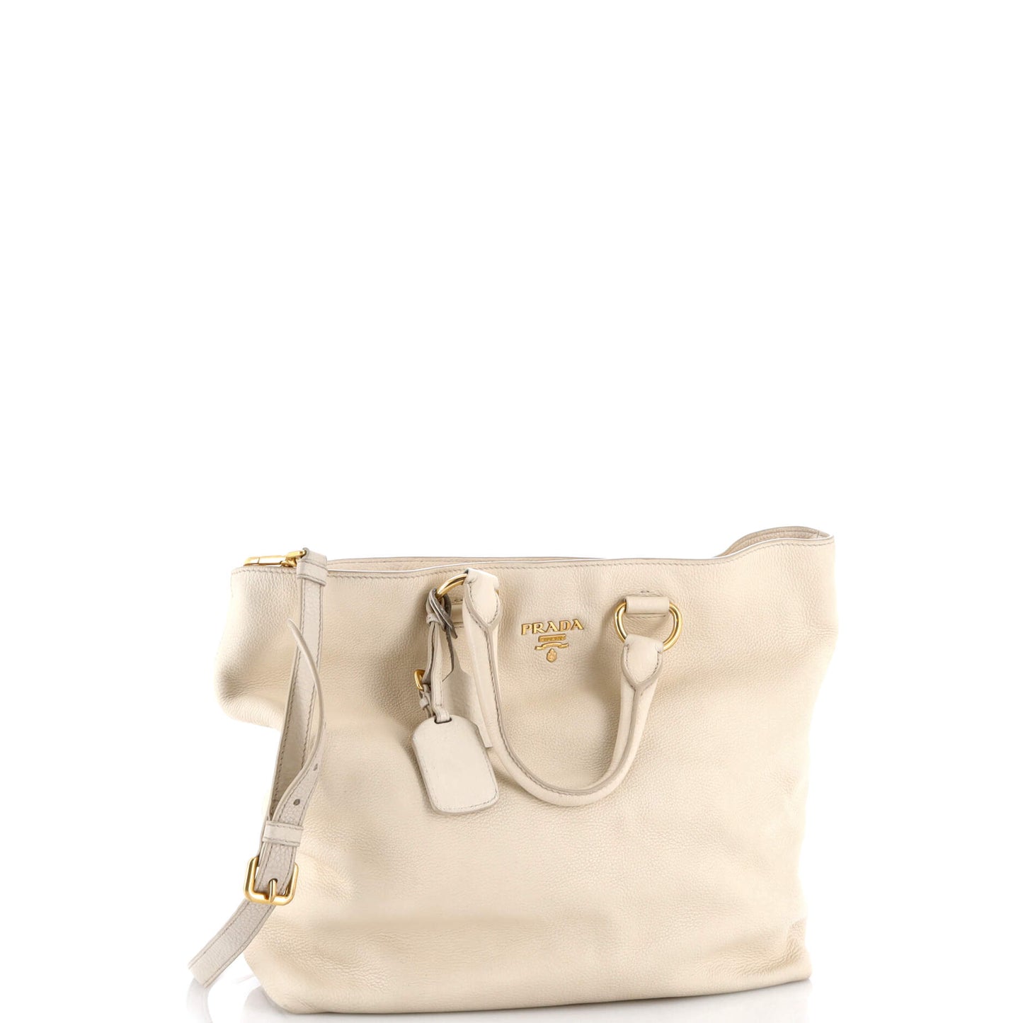 Convertible Shopper Tote Vitello Daino Large