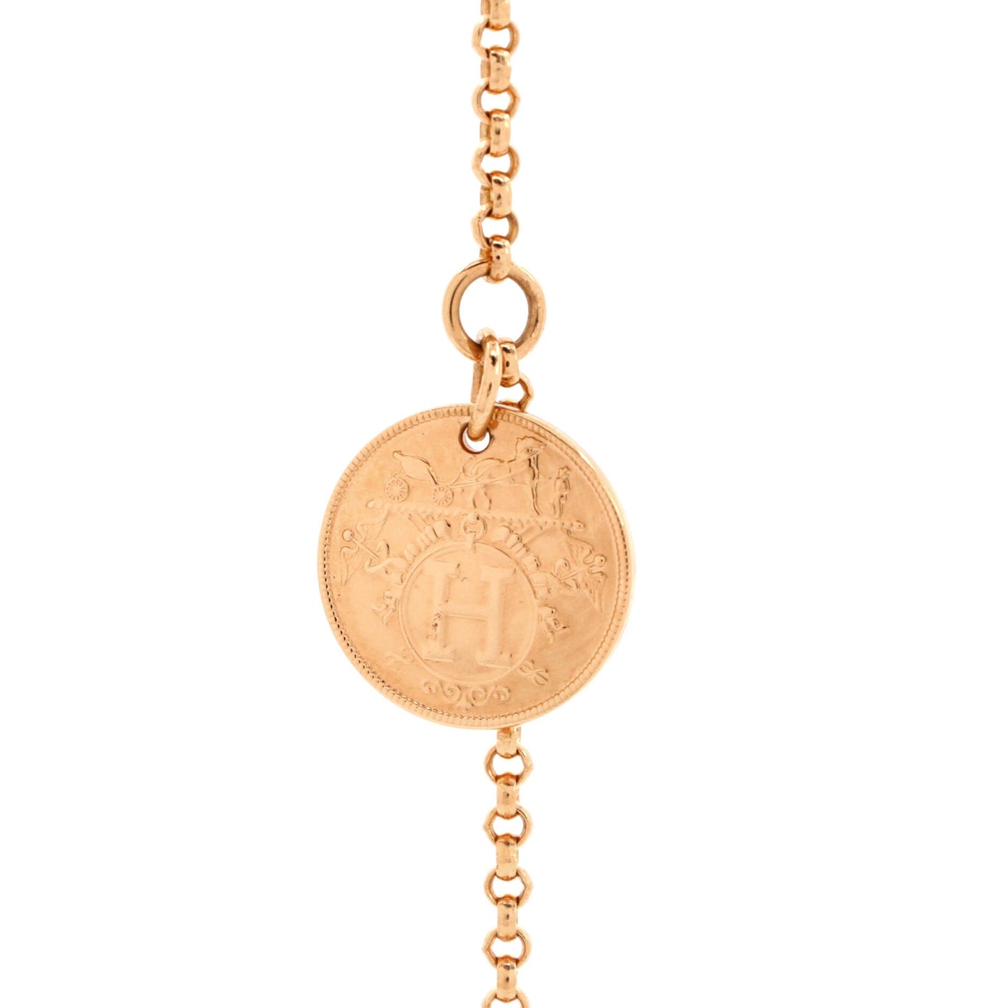 Ex-Libris Bracelet 18K Rose Gold with Diamond Small