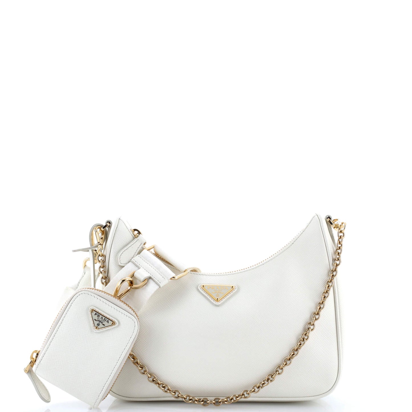 Re-Edition 2005 Shoulder Bag Saffiano Leather Small