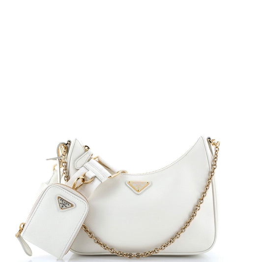 Re-Edition 2005 Shoulder Bag Saffiano Leather Small