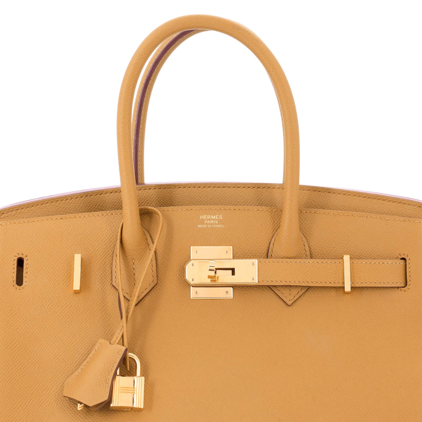 Birkin Handbag Sesame Epsom with Gold Hardware 30