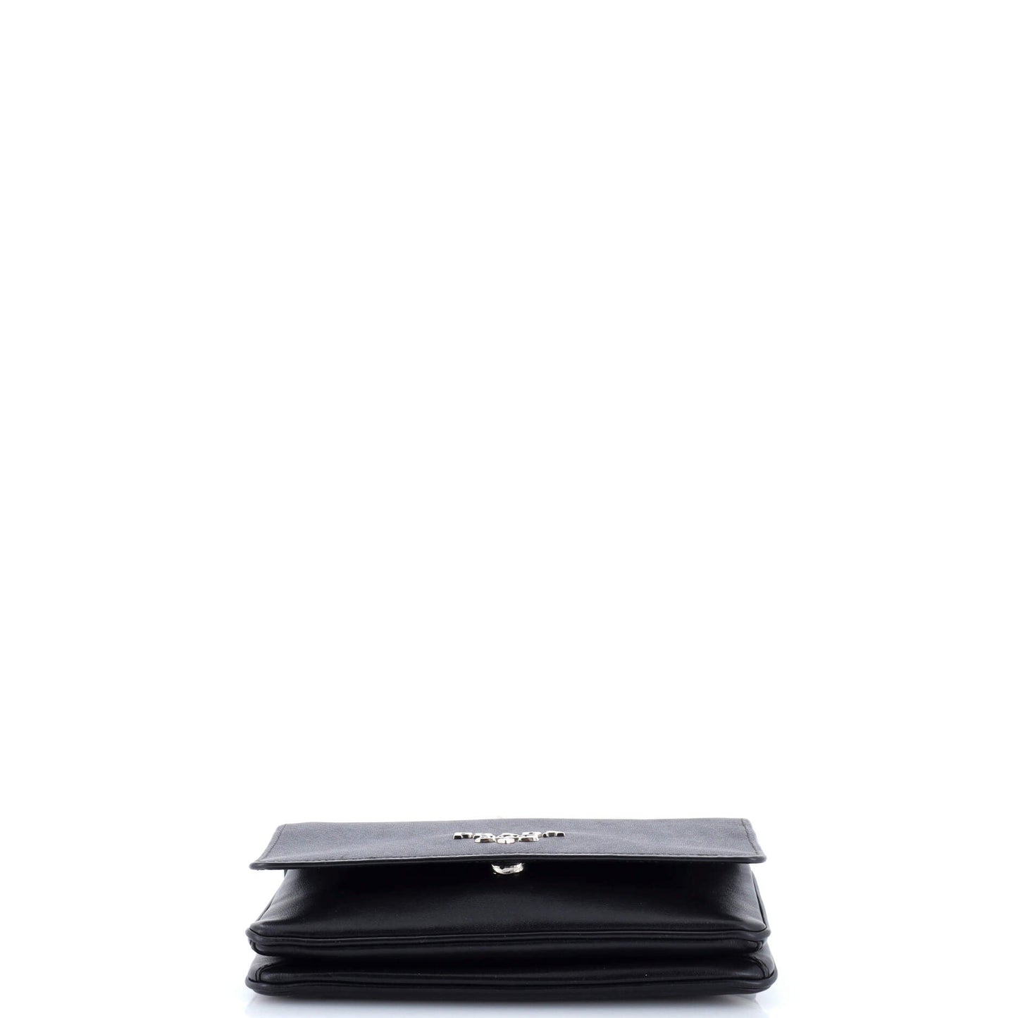 Chain Flap Crossbody Bag Tessuto and Saffiano Leather Medium